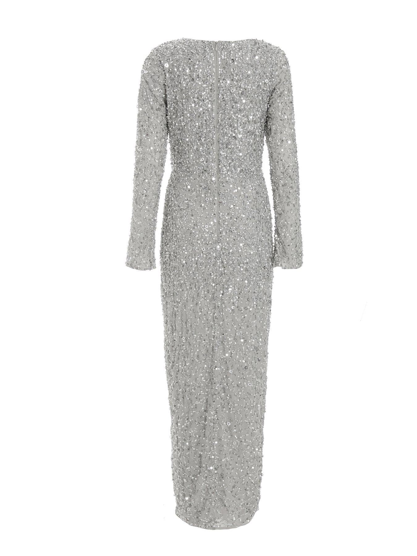 quiz silver sequin dress Shop Quiz Women's Silver Sequin Dresses up to 65% Off