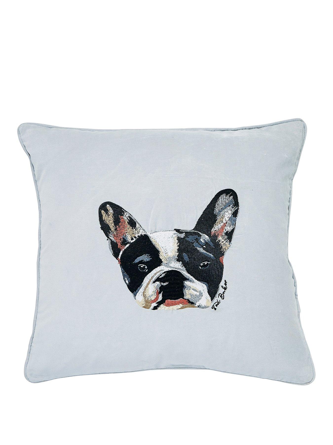 Pottery barn store french bulldog pillow