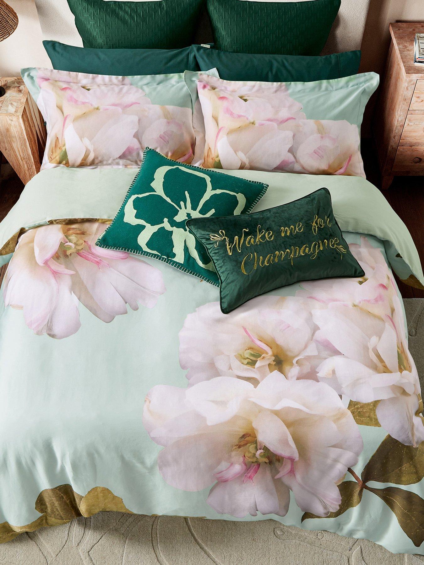 Image 5 of 5 of Ted Baker Gardenia 100% Cotton Floral Duvet Set&nbsp;