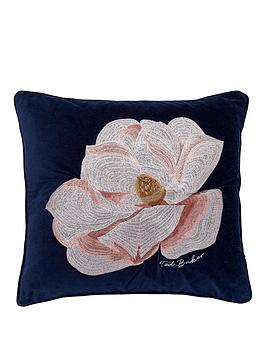 Product photograph of Ted Baker Opal Floral Cushion from very.co.uk