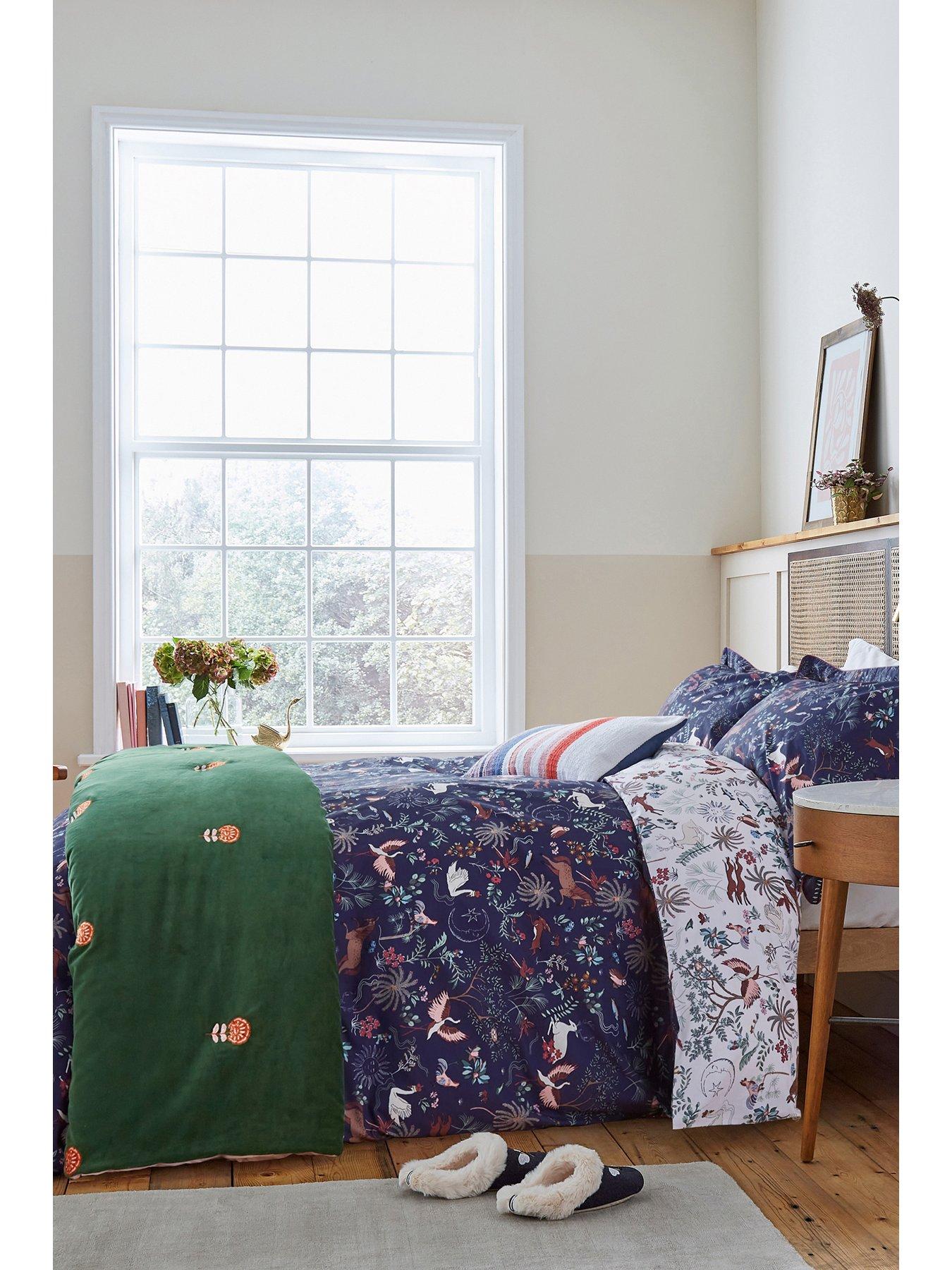 Joules Woodlands 100% Cotton Percale Duvet Cover Set