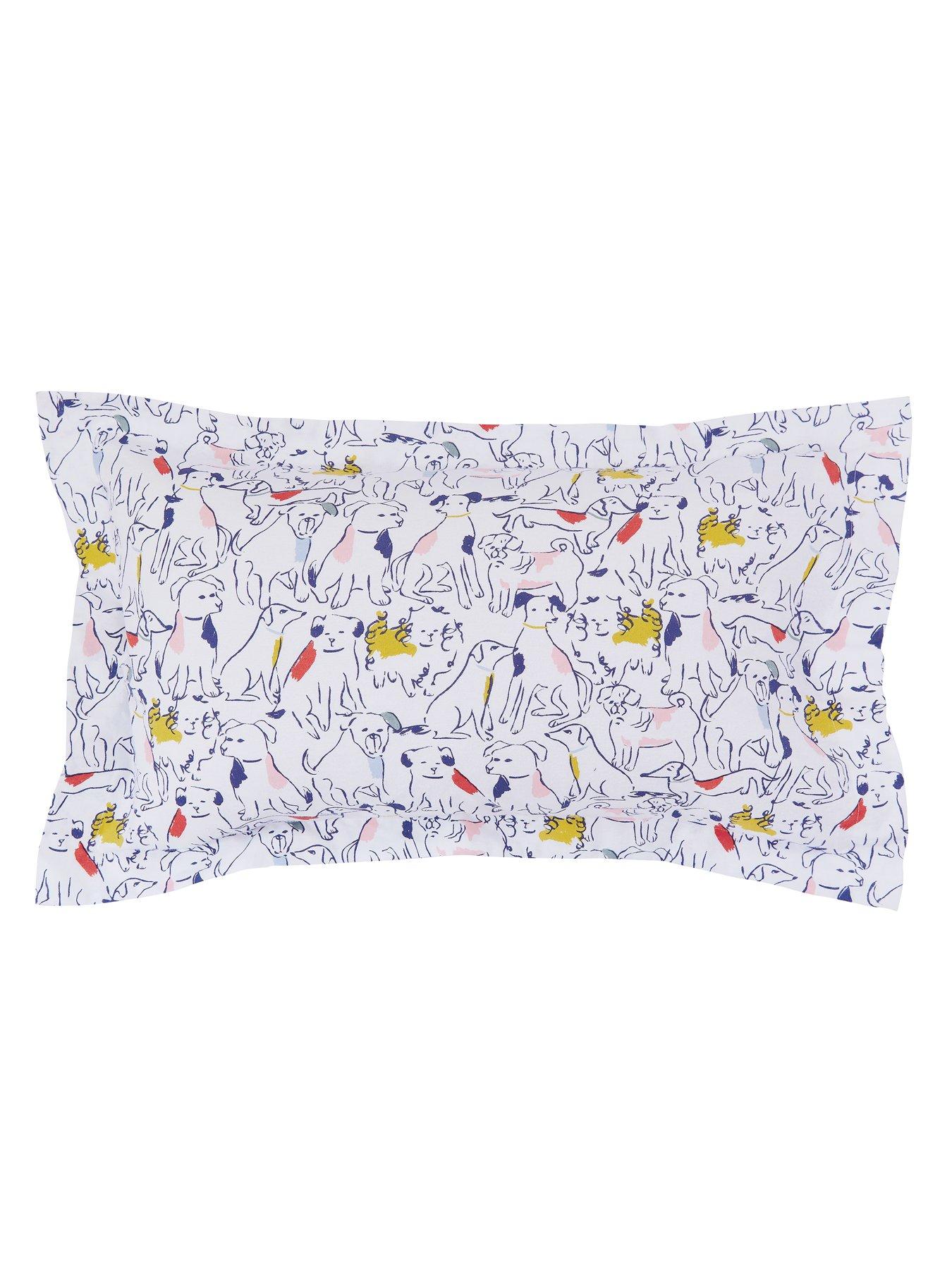 Joules Linear Dogs 100 Brushed Cotton Duvet Cover Set Very.co.uk