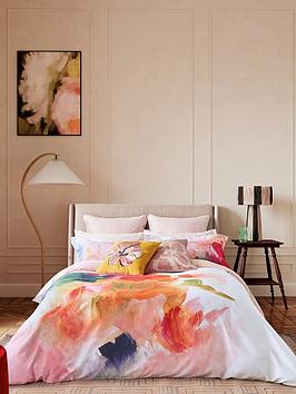 Product photograph of Ted Baker Art Print 100 Cotton Sateen Duvet Cover Set from very.co.uk