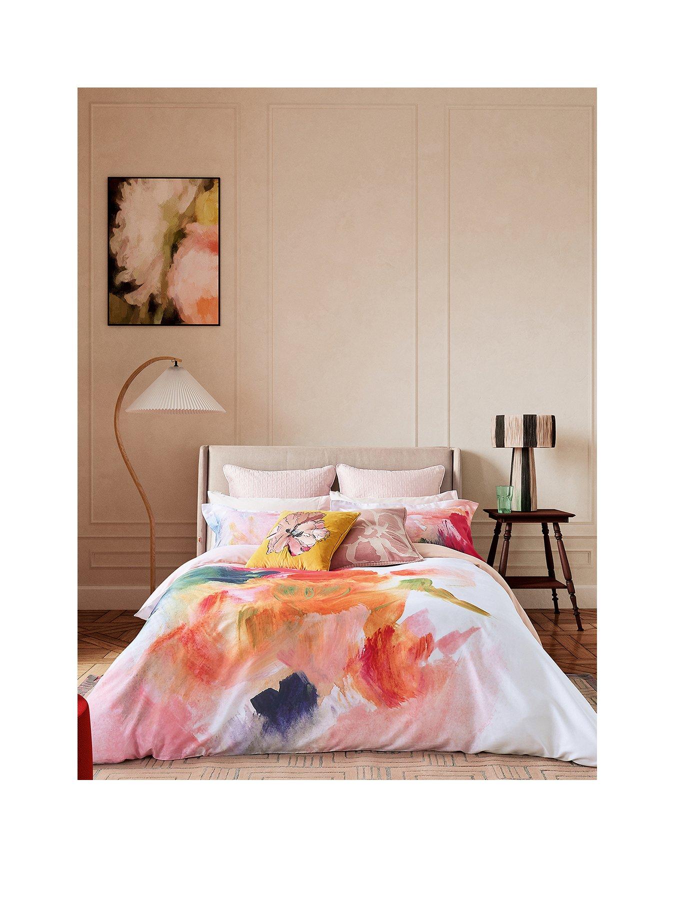 Ted Baker Art Print 100 Cotton Sateen Duvet Cover Set very.co.uk