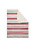  image of very-home-christmas-stag-stripe-throw