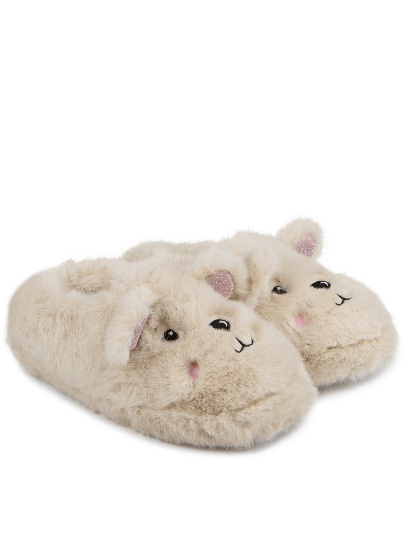 Furry best sale slippers uk