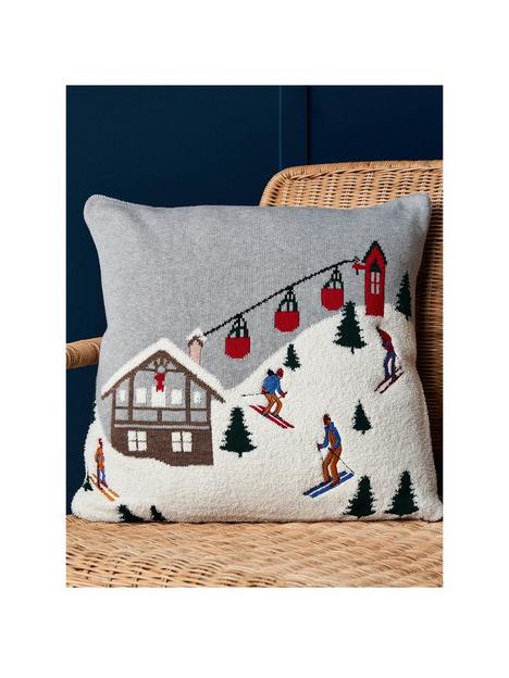 very-home-christmas-ski-chalet-cushion