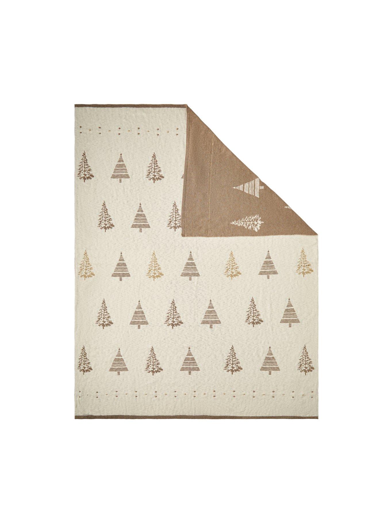 Image 6 of 6 of Very Home Christmas Tree Throw - Gold