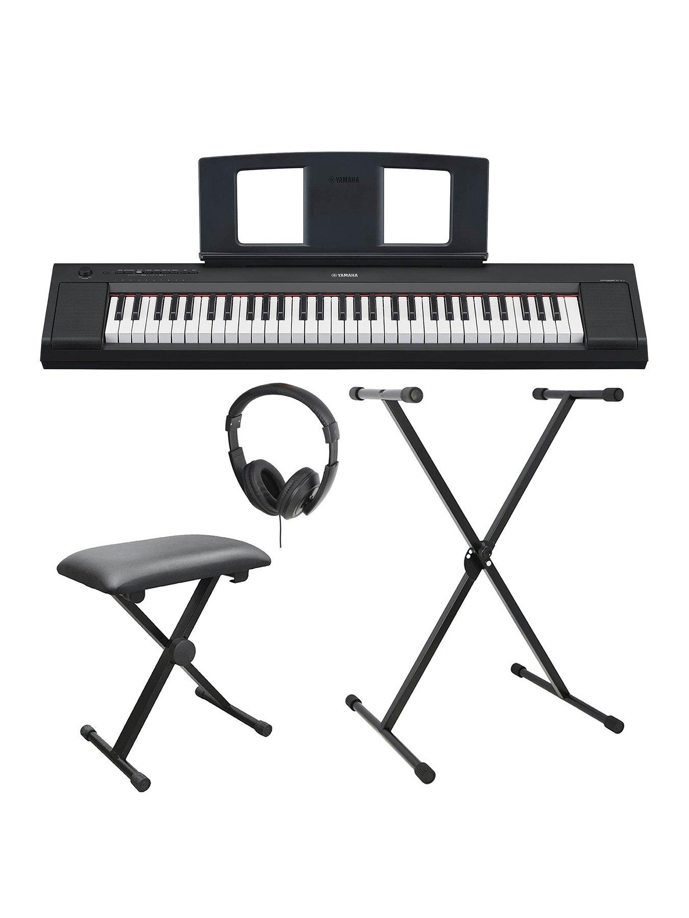 Yamaha Np15 Portable Piano Package - 61 Keys - Black