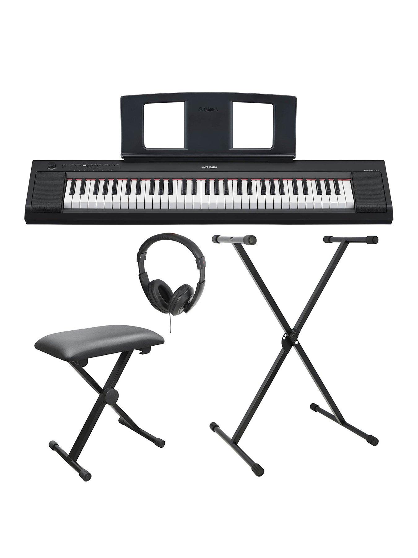 undefined NP15 Portable Piano Package - 61 Keys - Black