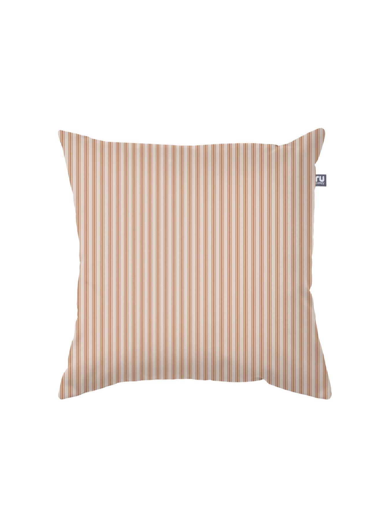Product photograph of Rucomfy Snug Meadow Stripe Cushion - Multi from very.co.uk