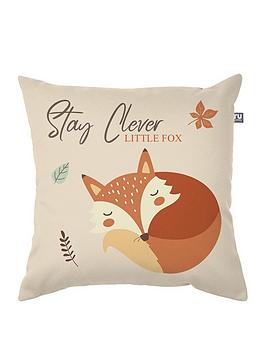 Product photograph of Rucomfy Fox Cushion from very.co.uk