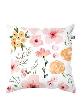 Product photograph of Rucomfy Floral Cushion from very.co.uk