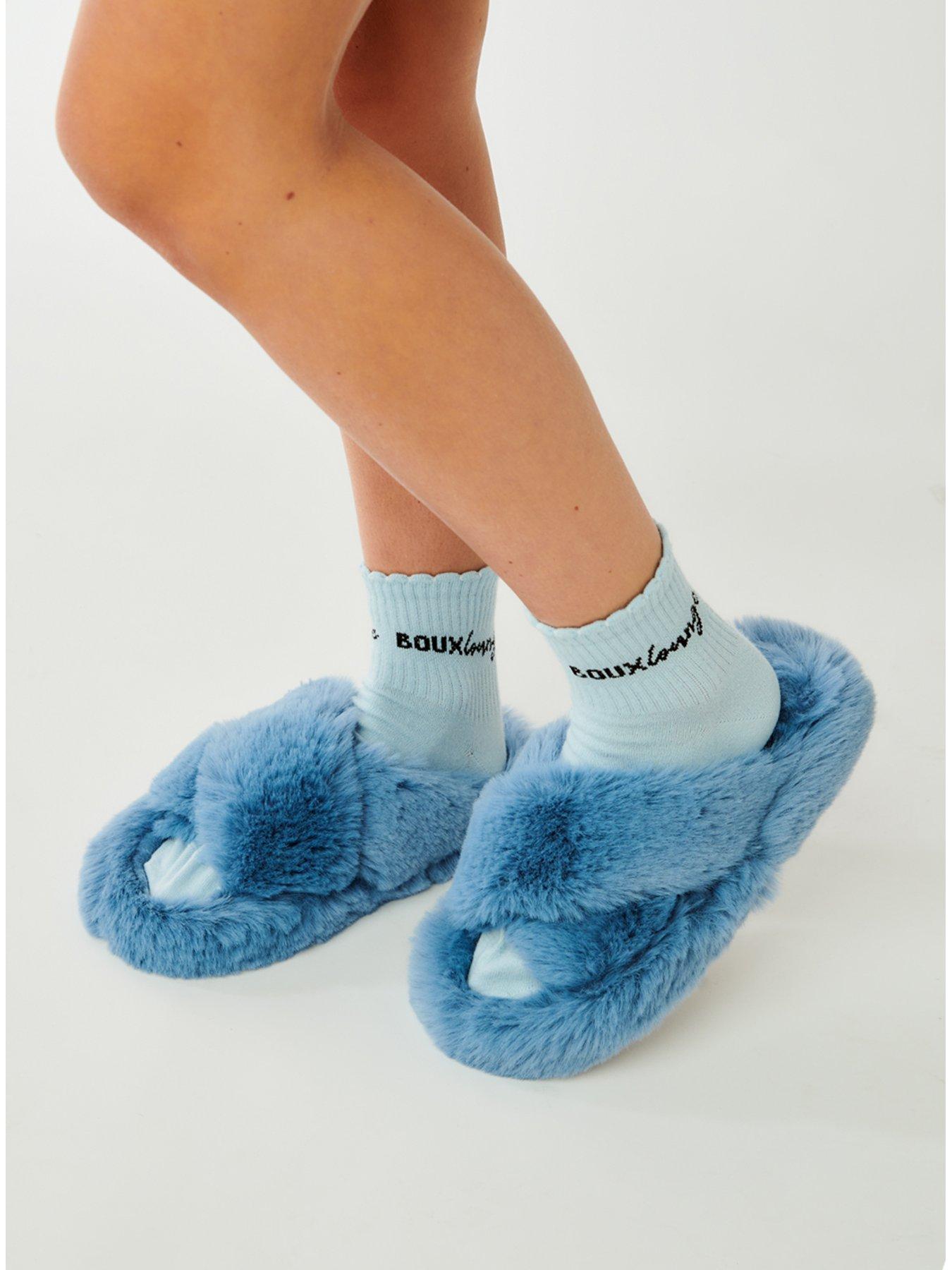 Cross band online slipper