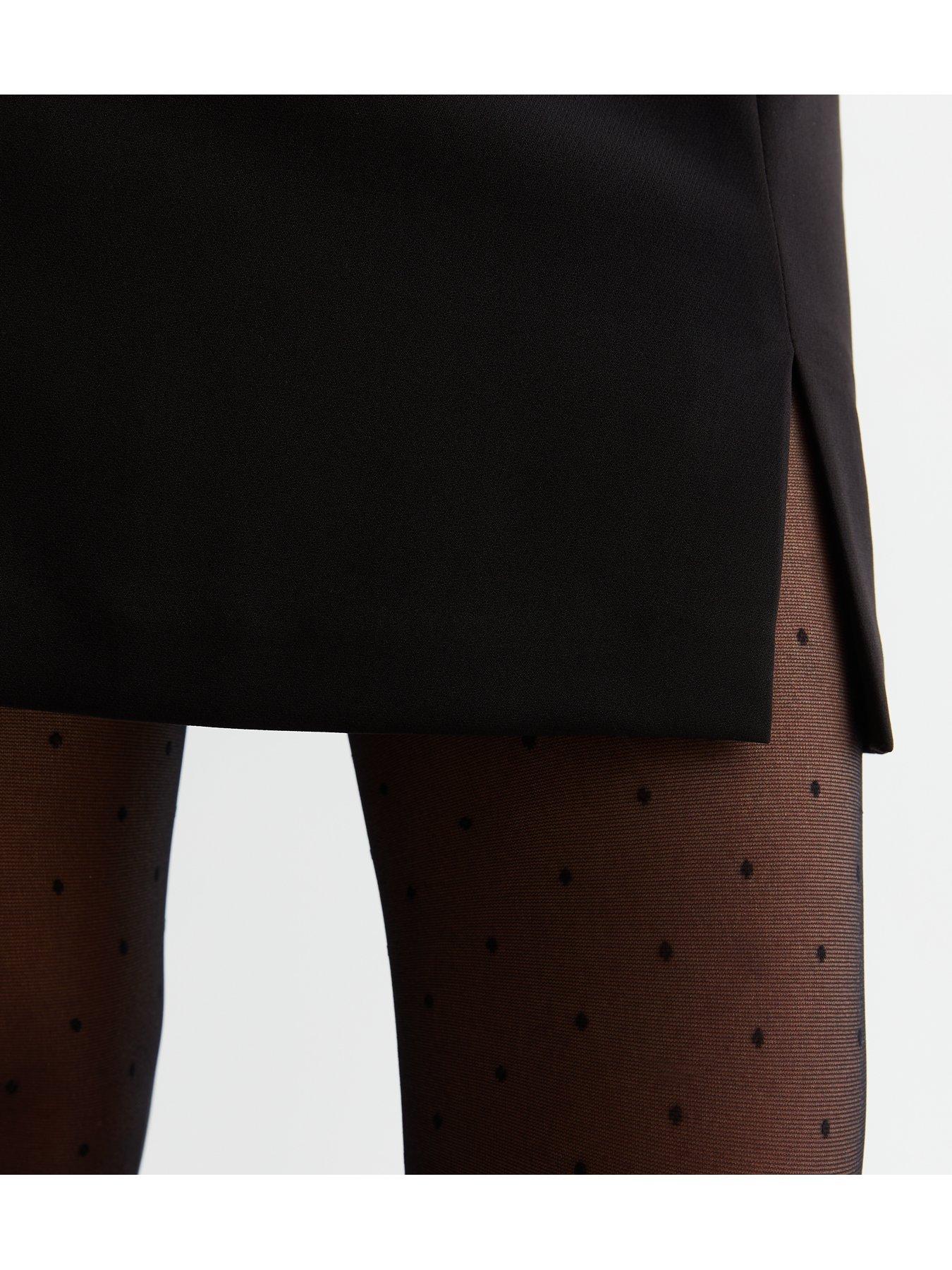 New Look Black Polka Dot Tights very.co.uk