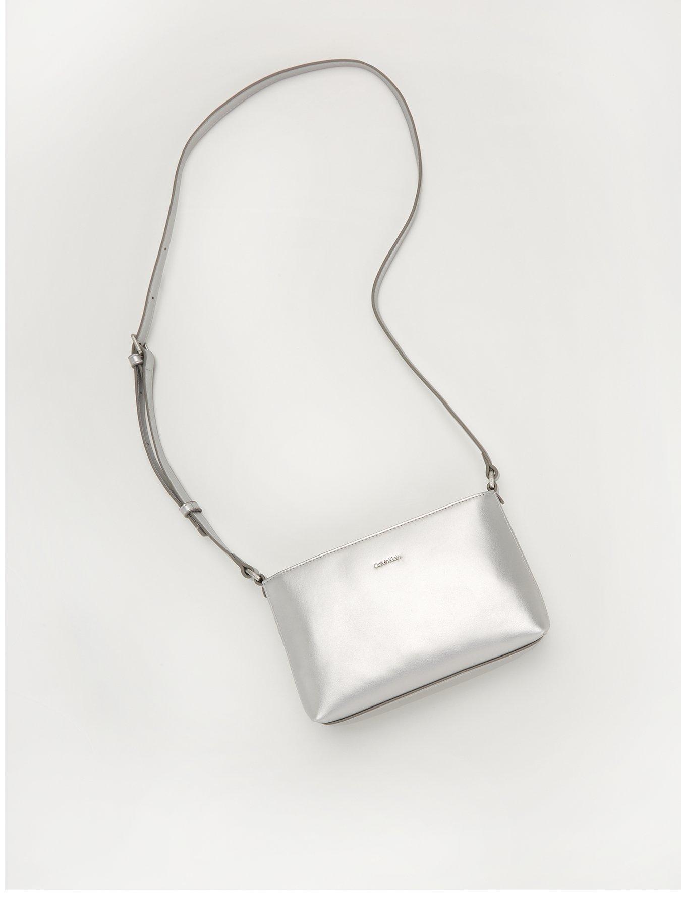 Calvin Klein Crossbody Bag Silver very.co.uk