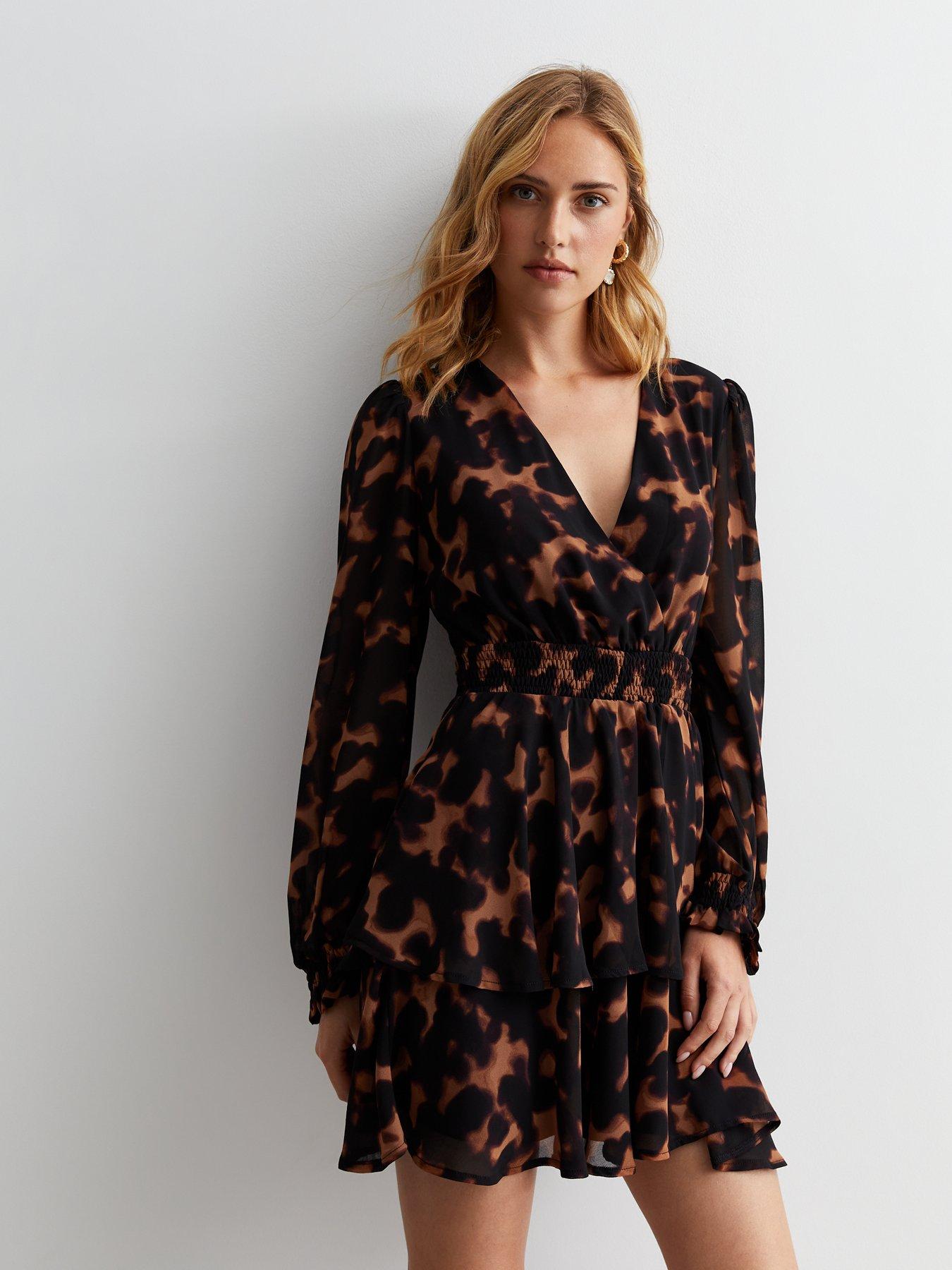 New look shop animal dress