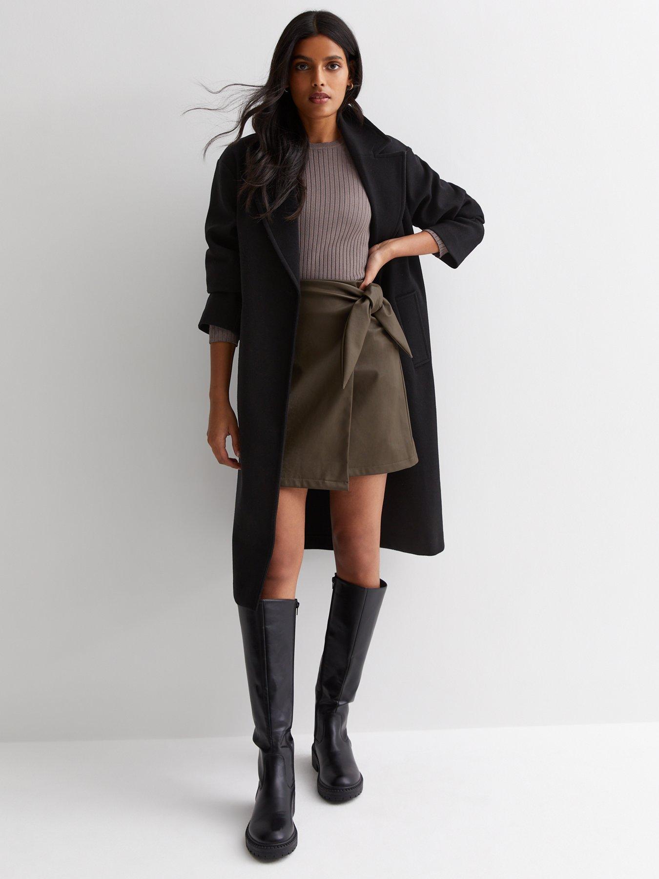 New look outlet mini wrap skirt