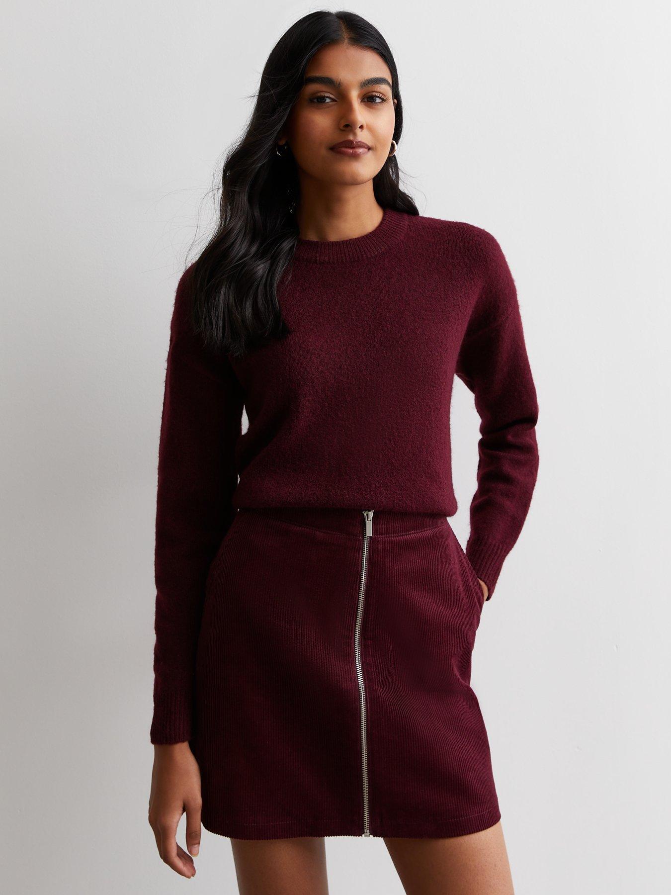 Cord skirt new look best sale