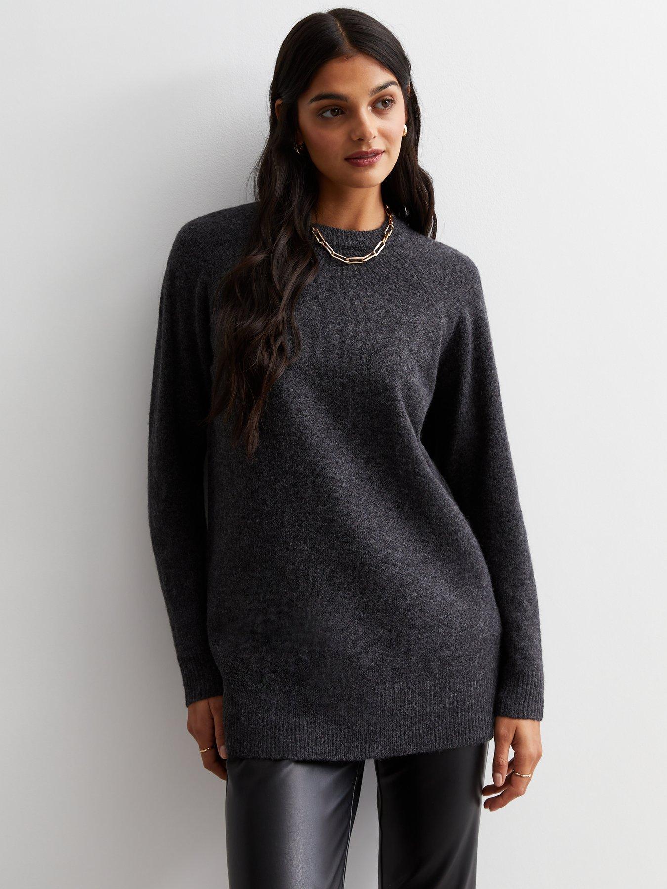 Grey 2025 longline jumper