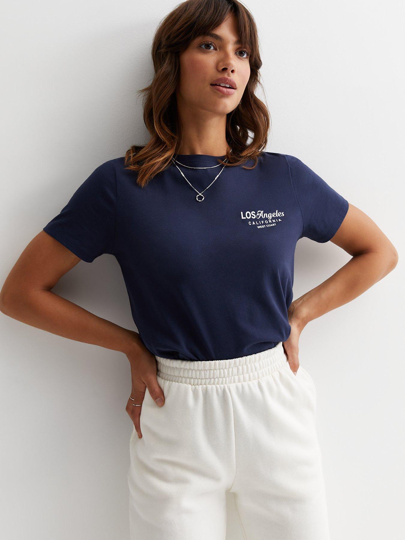  Nike Women's Los Angeles Clippers Royal Blue Swoosh V-Neck  T-Shirt (Medium) : Sports & Outdoors