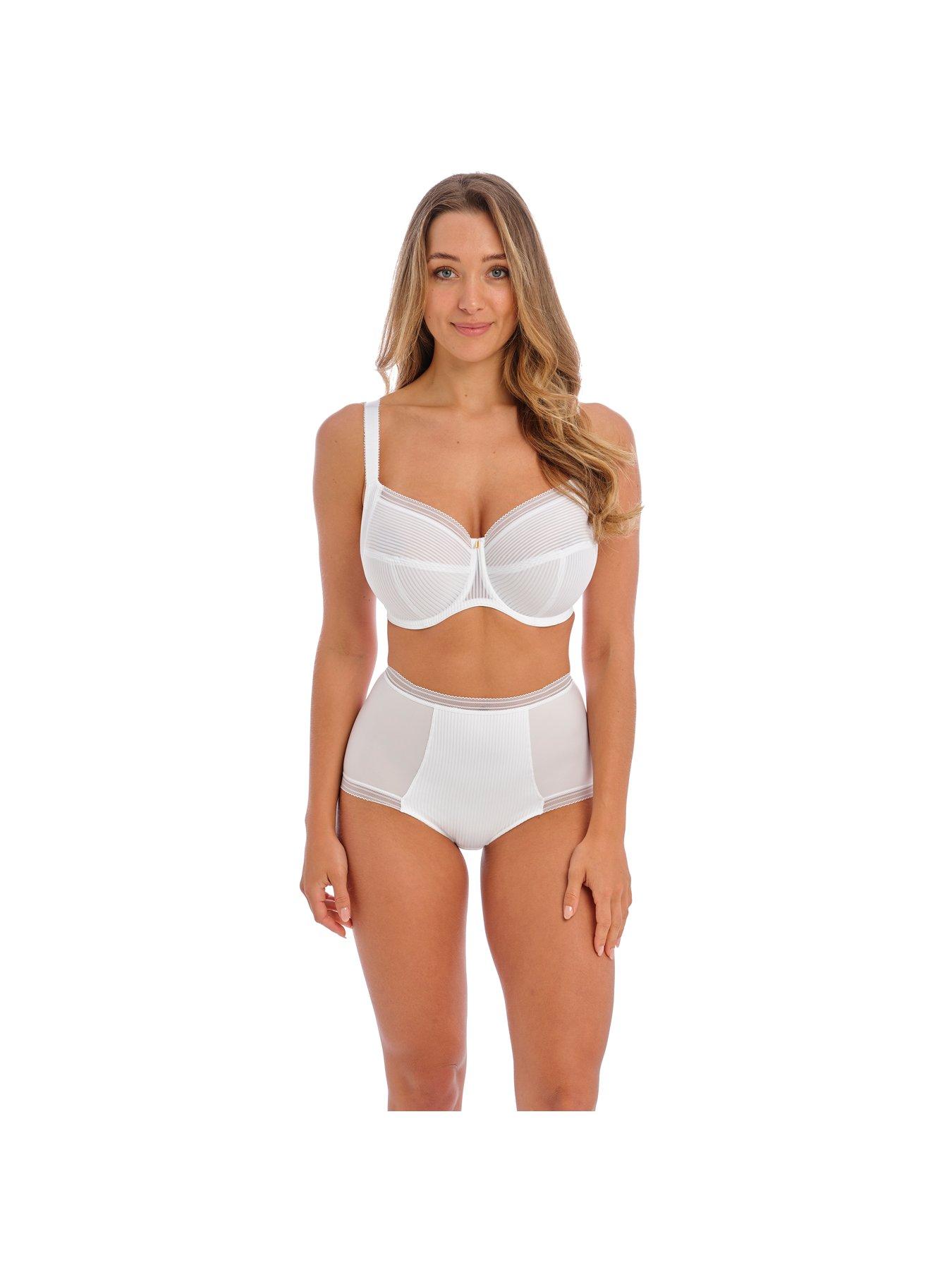 Image 4 of 6 of Fantasie Fusion Underwired Full Cup Side Support Bra - White