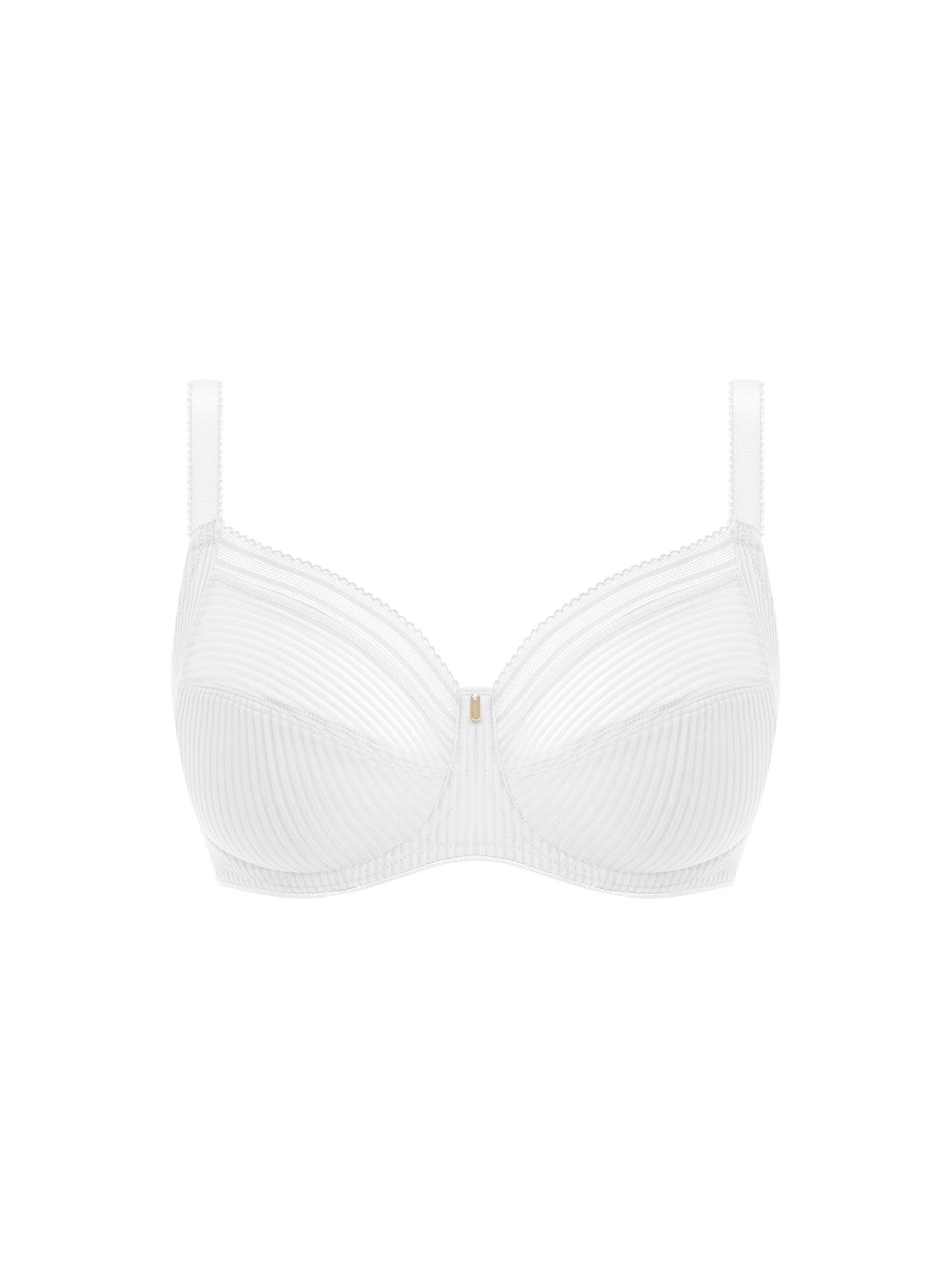 Image 6 of 6 of Fantasie Fusion Underwired Full Cup Side Support Bra - White