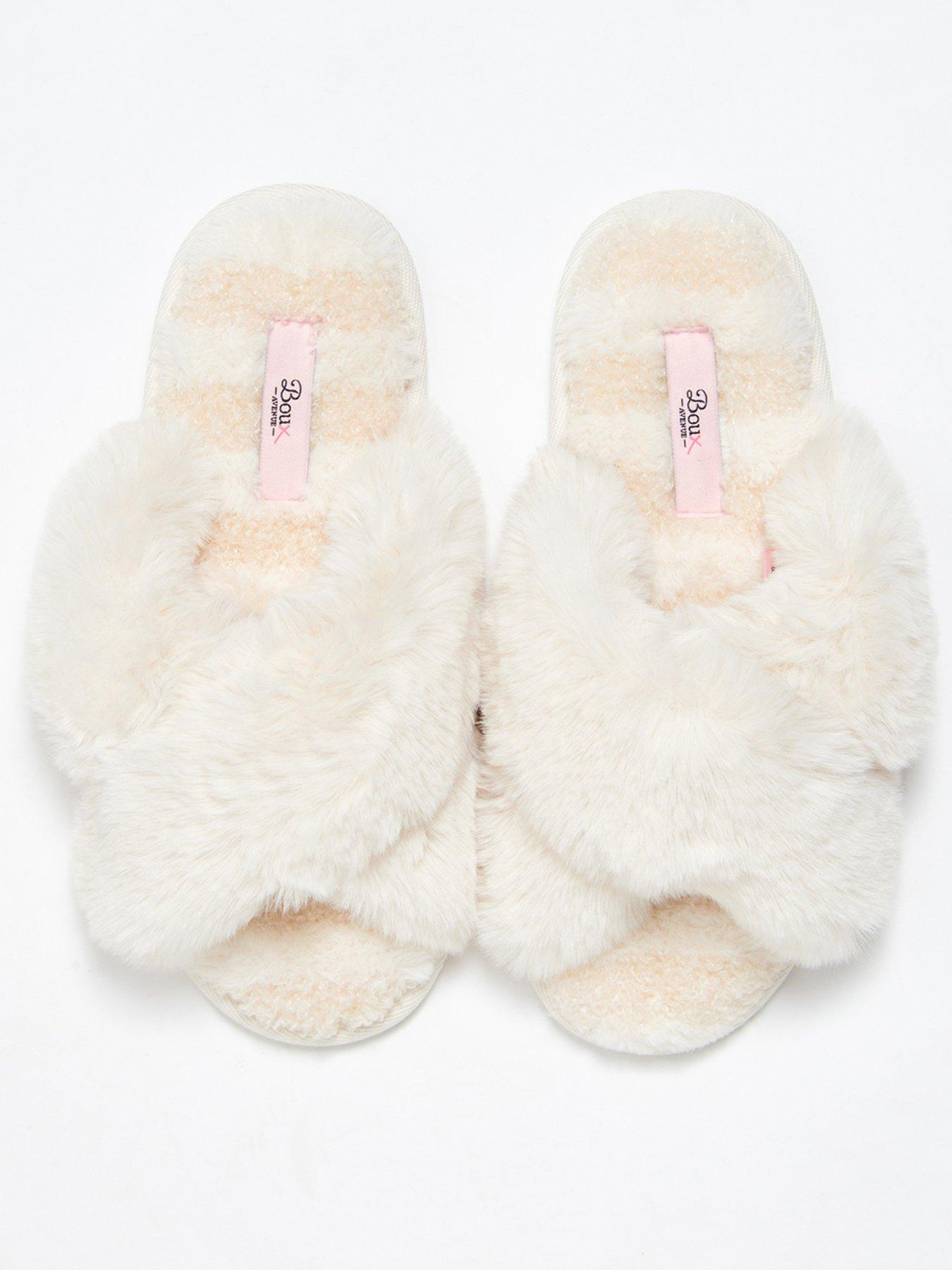 Boux avenue fluffy slider clearance slippers