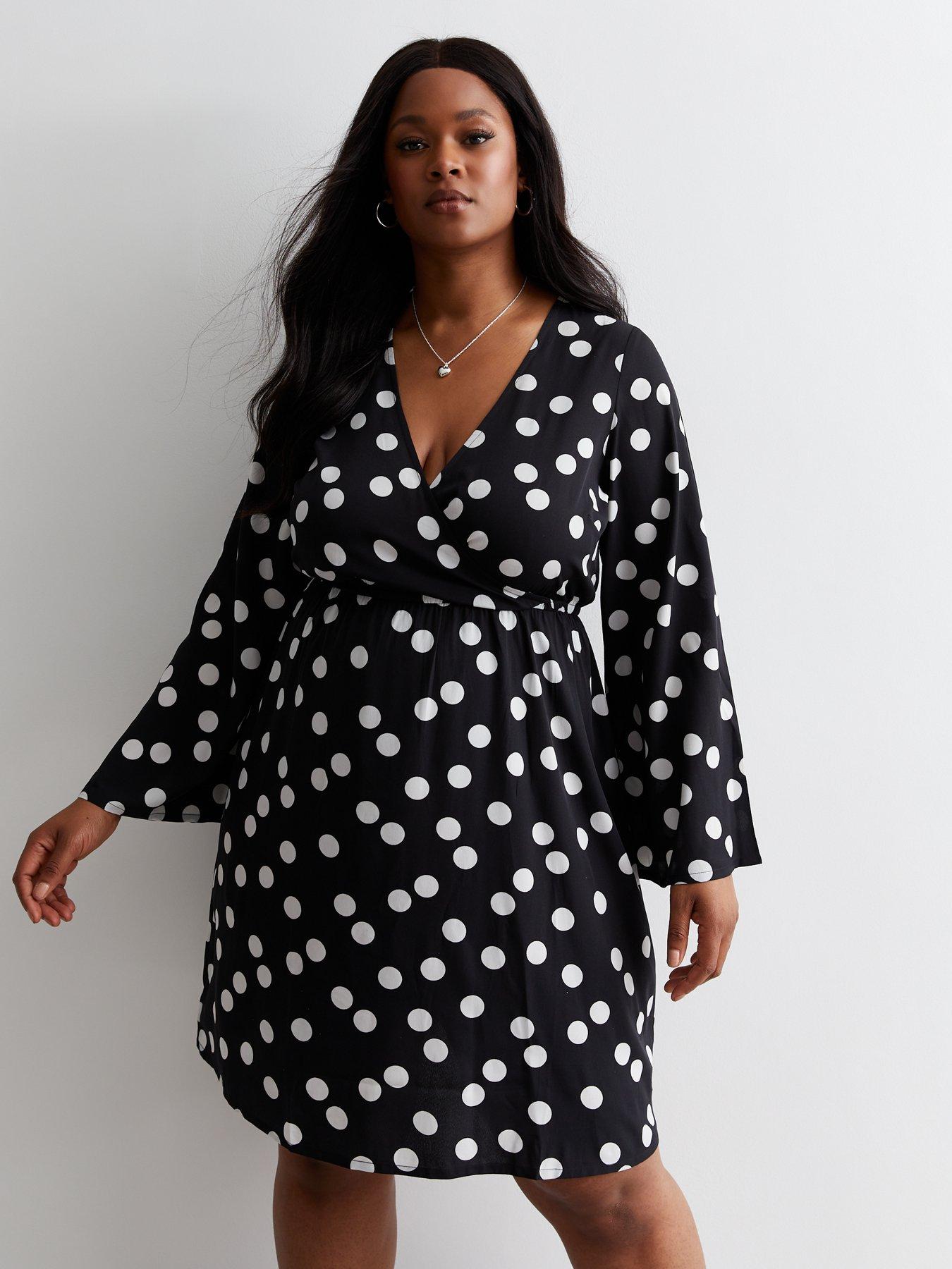 New look black spotty on sale dress