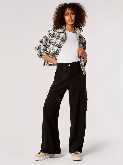 apricot-soft-tailored-cargo-trousers