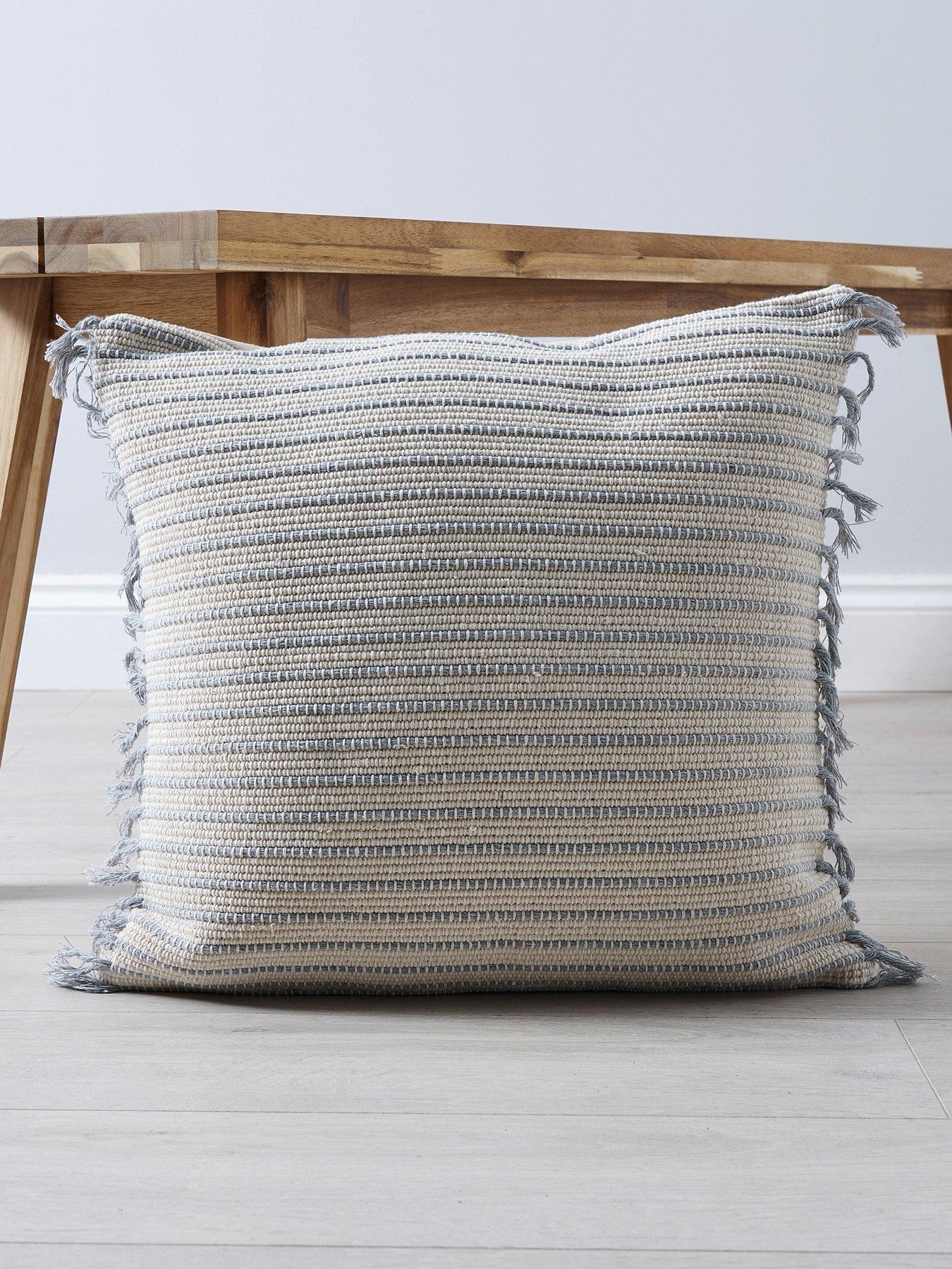undefined Cotton Stripe Cushion