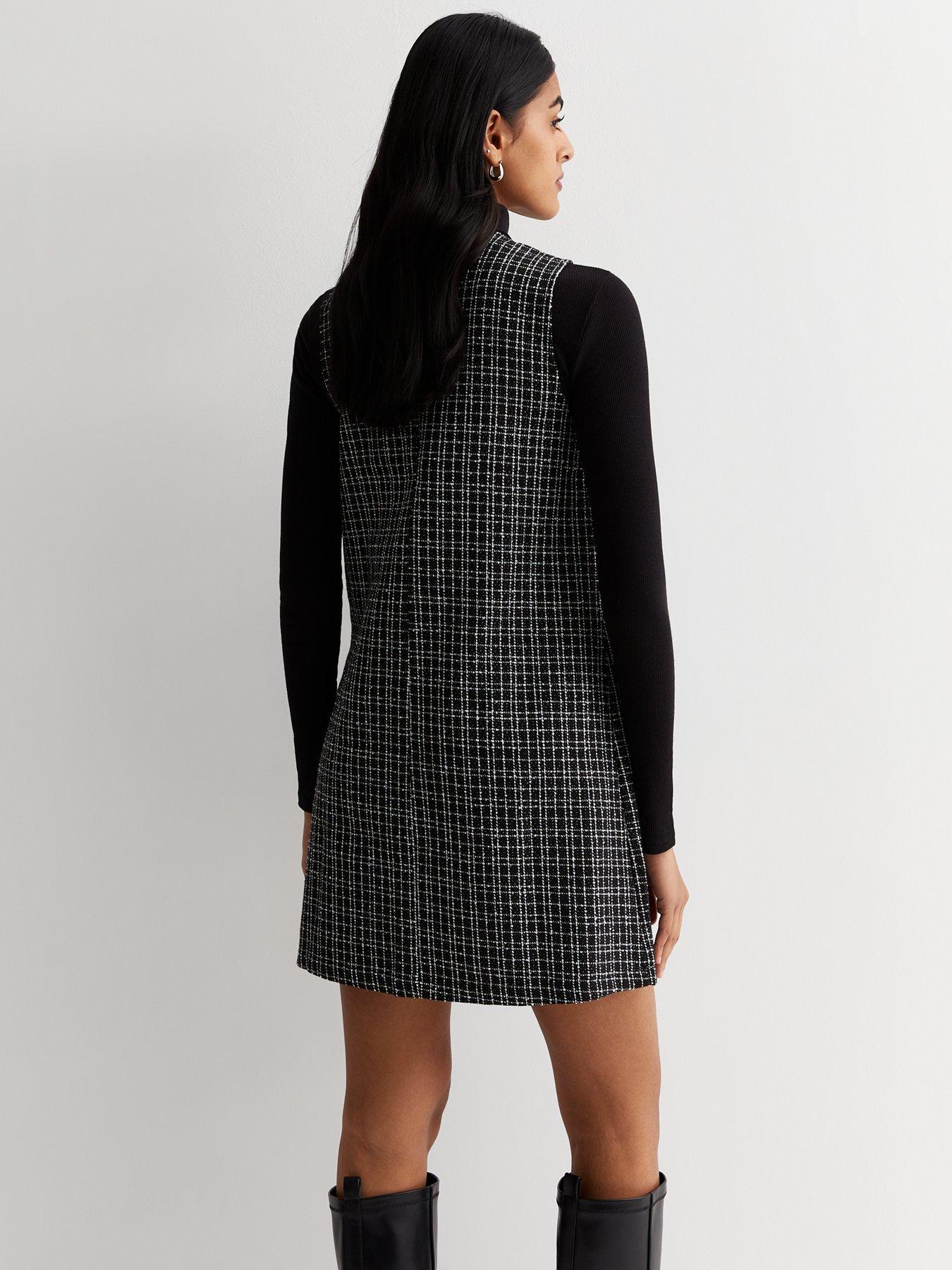 Boucle pinafore hotsell