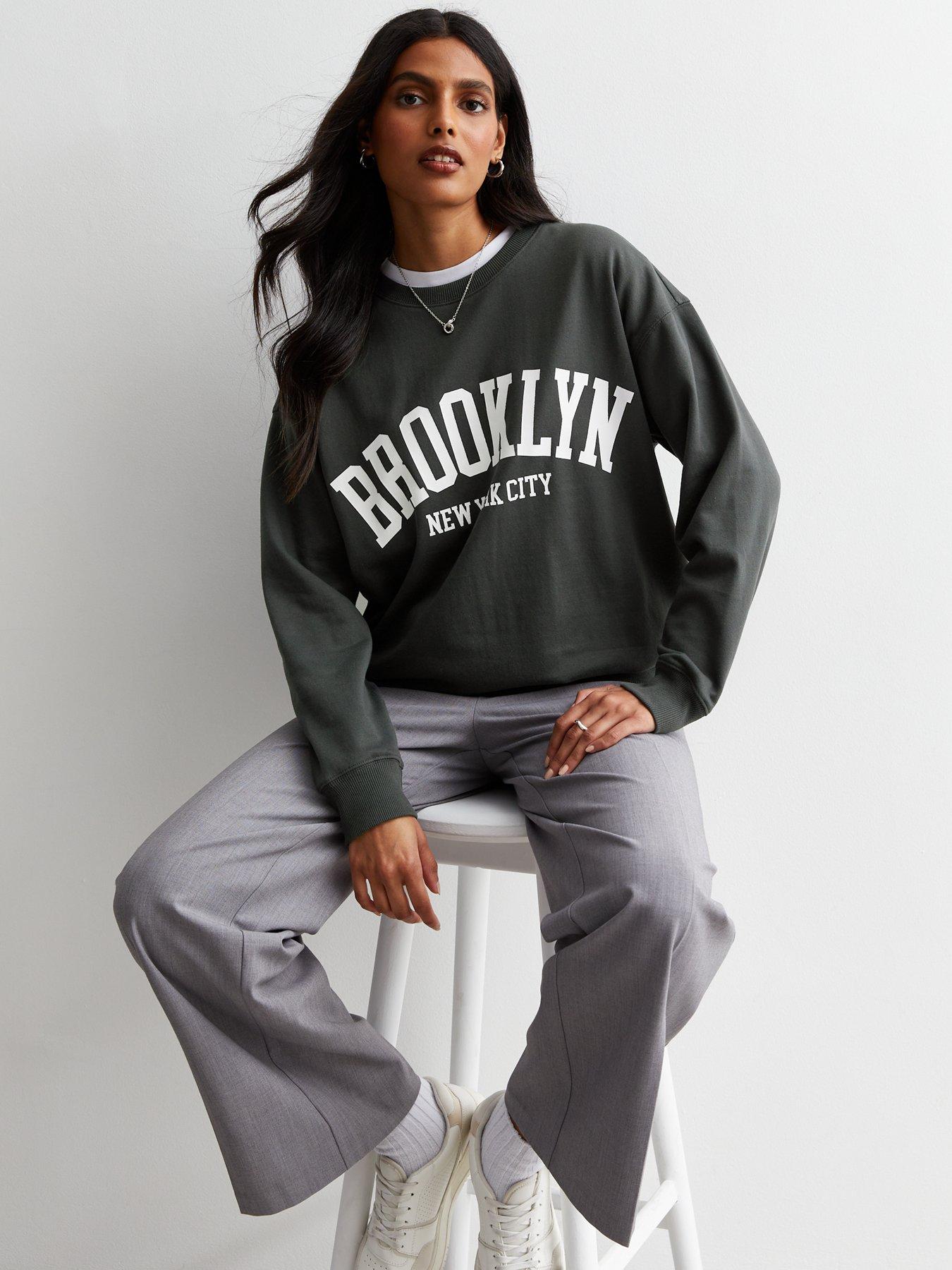 New look grey sweatshirt best sale