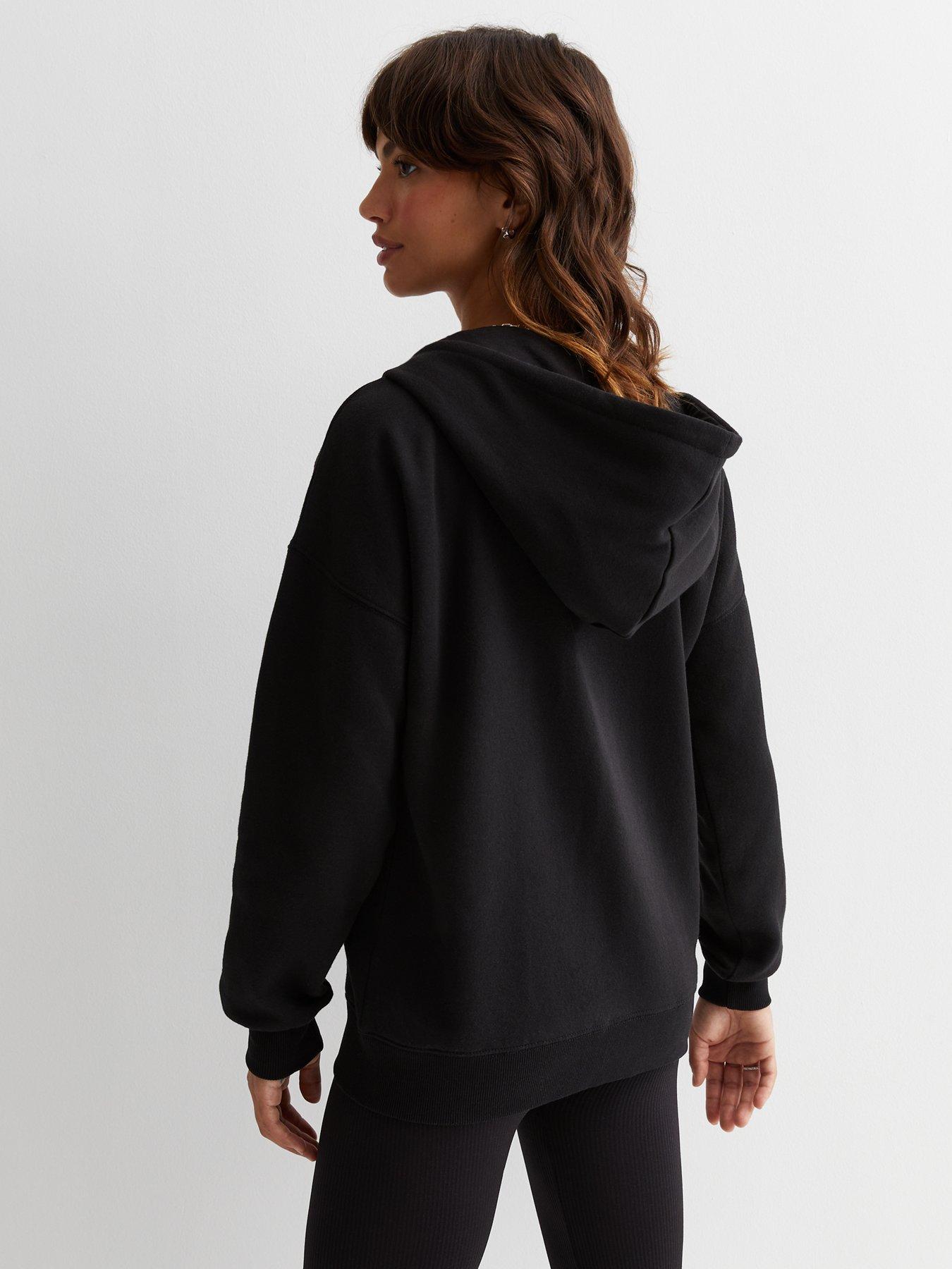 Black hoodie cheap new look