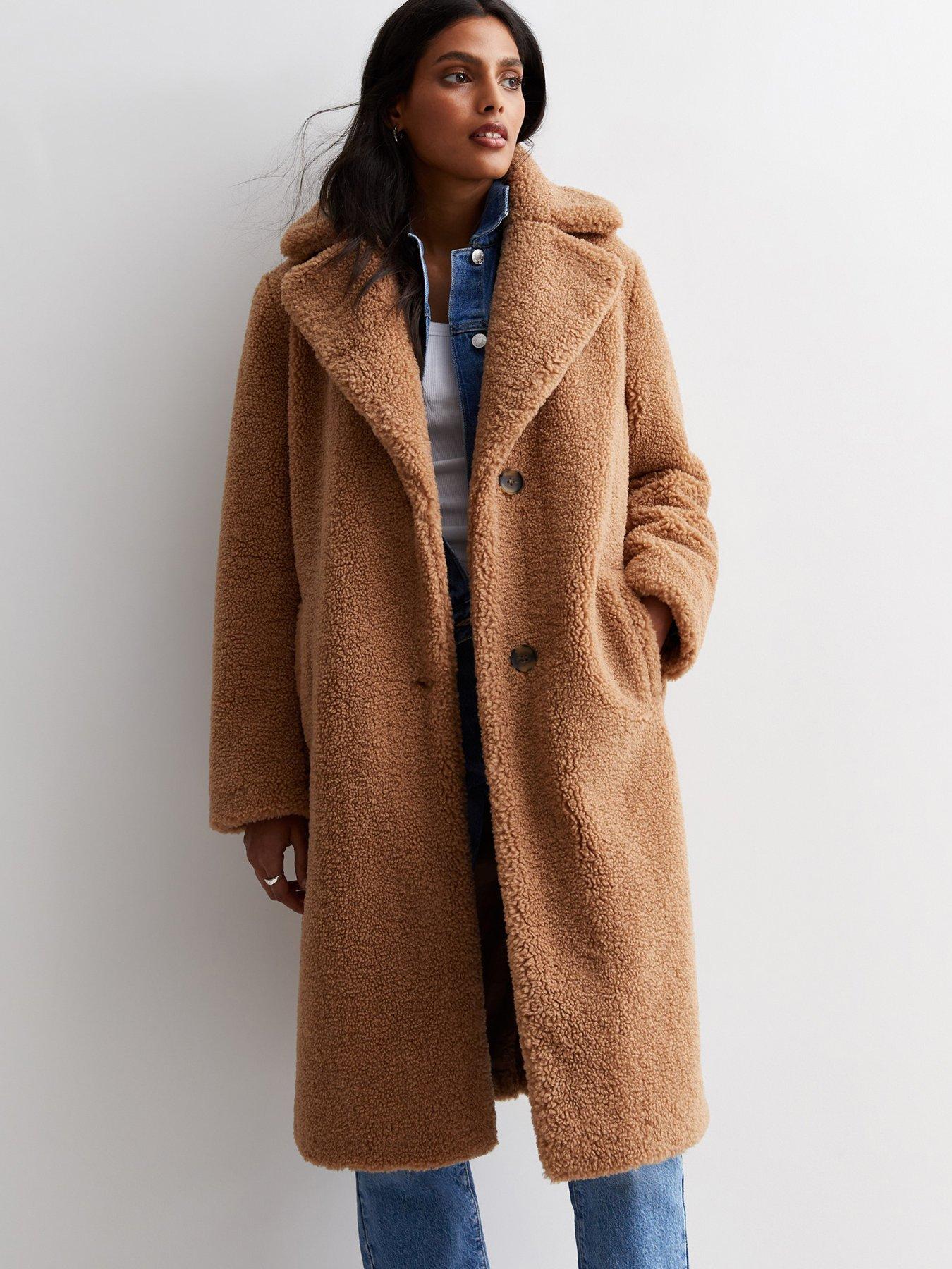 New look cheap teddy bear coat