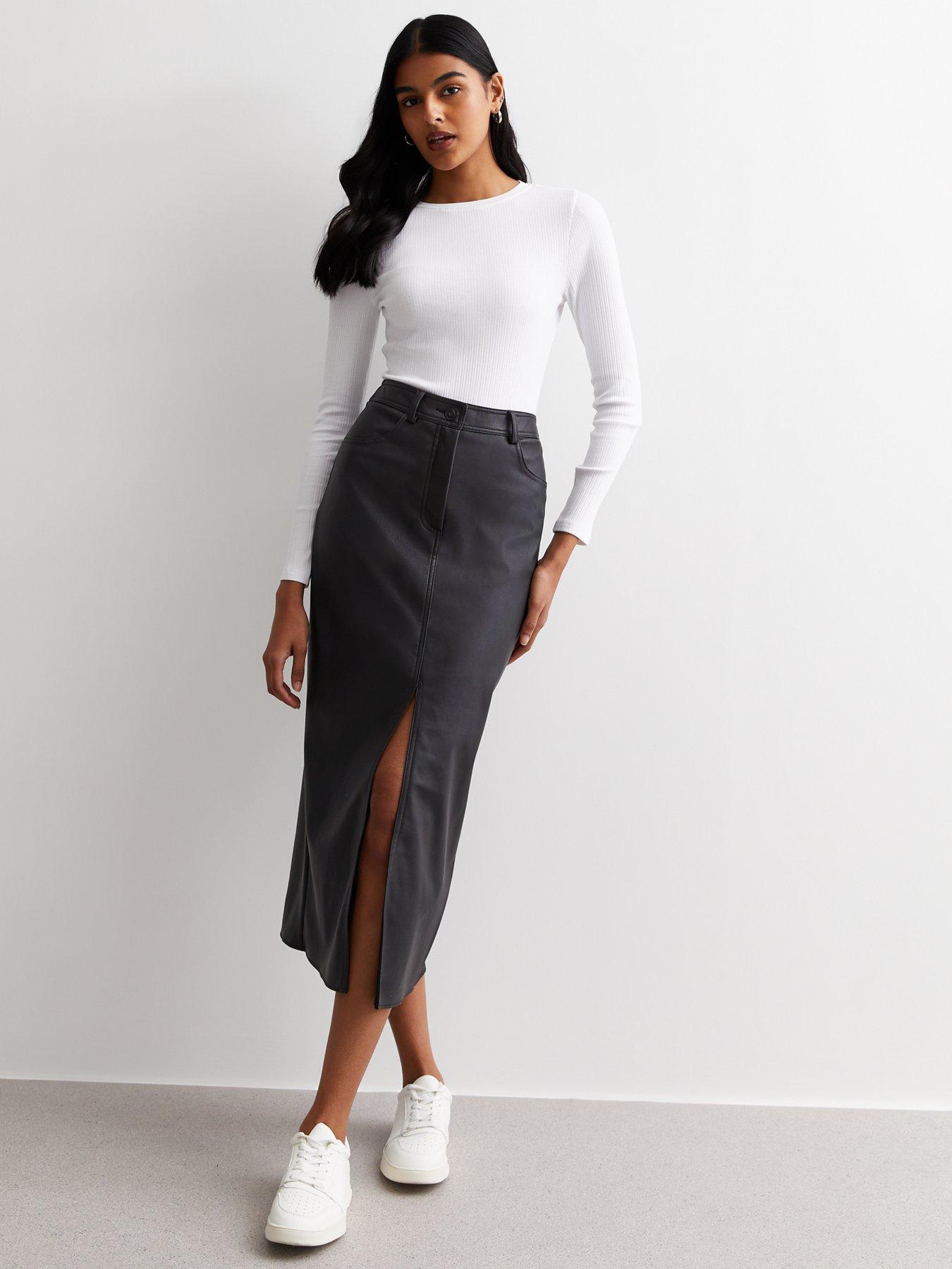 New look sale split skirt