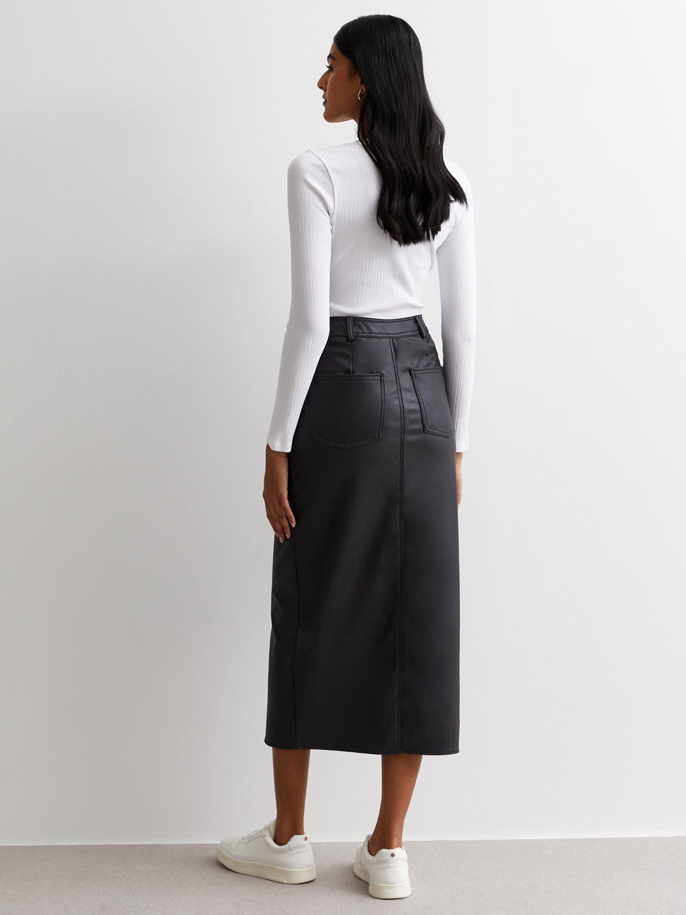 New look split discount skirt