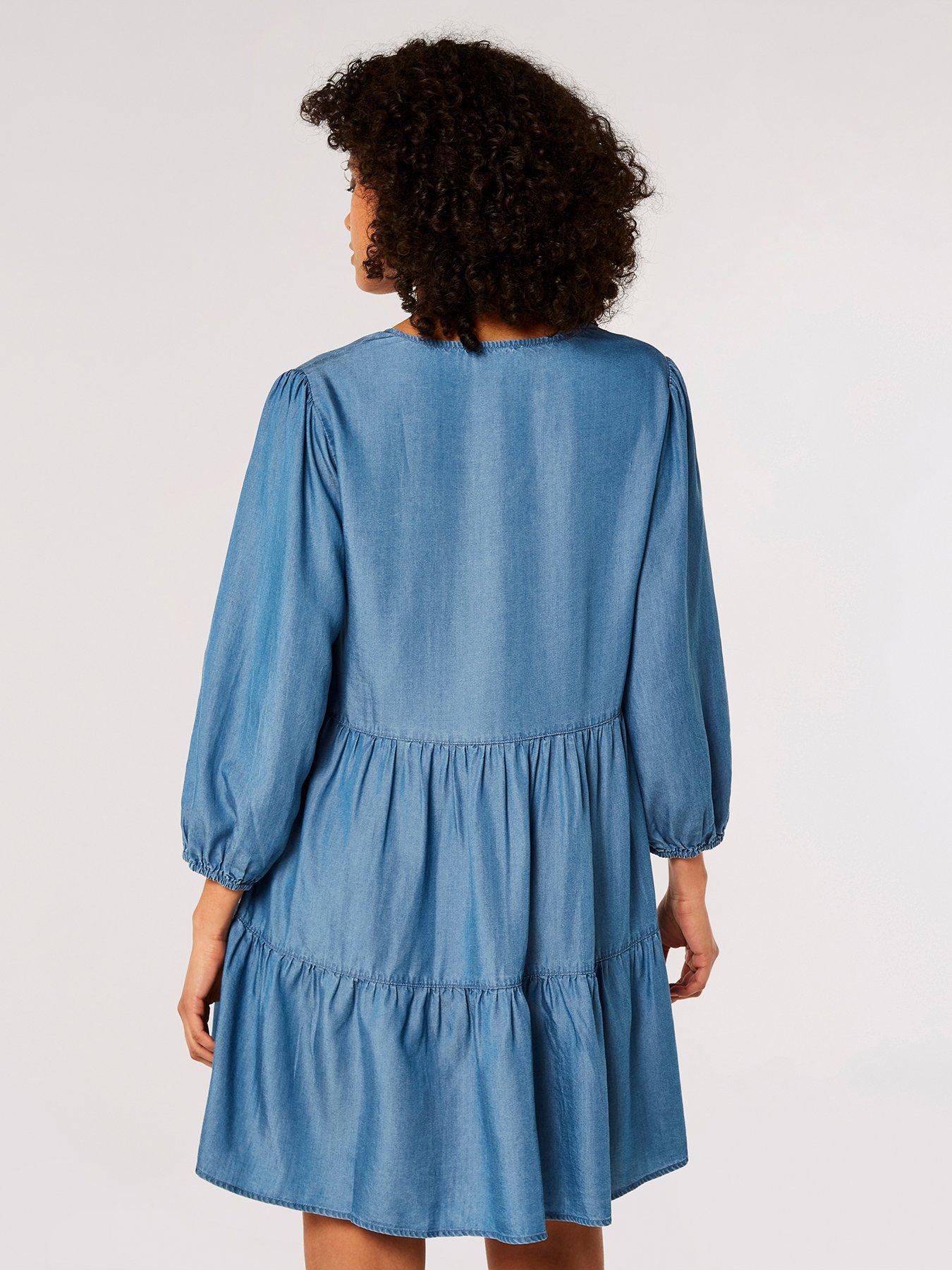 Denim dress outlet sale uk