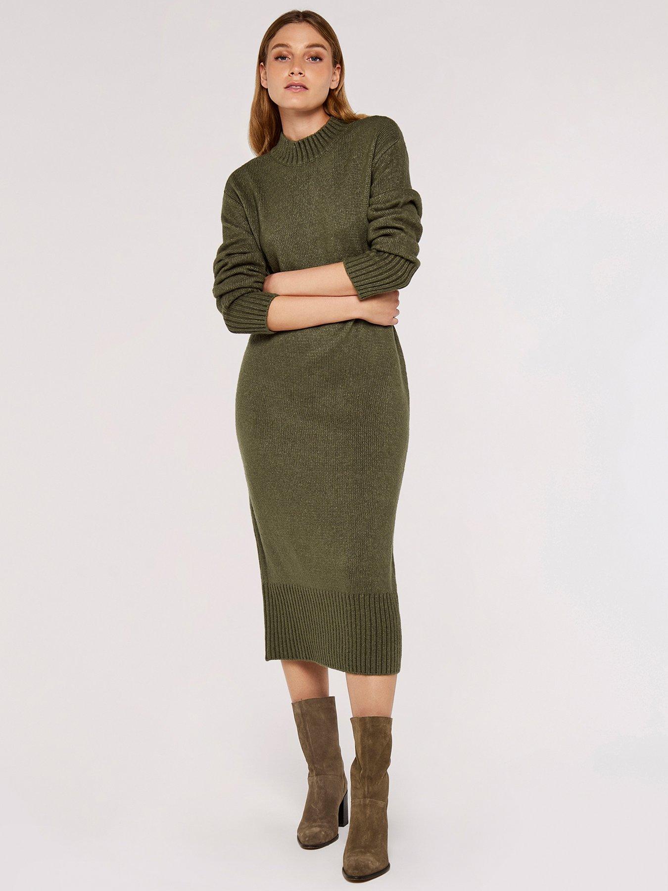 High neck midi dress sales uk