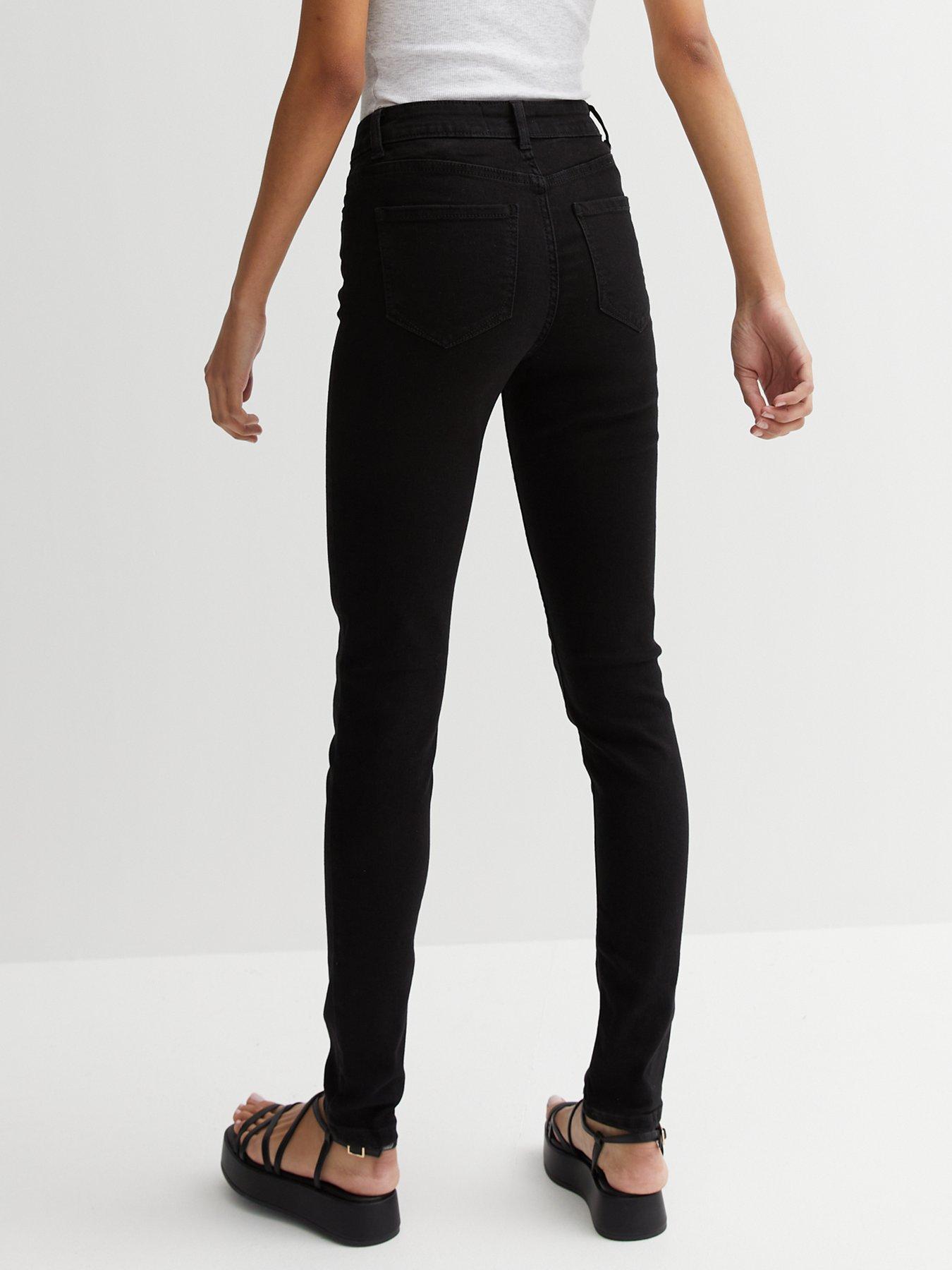 Women's mid discount rise black jeans