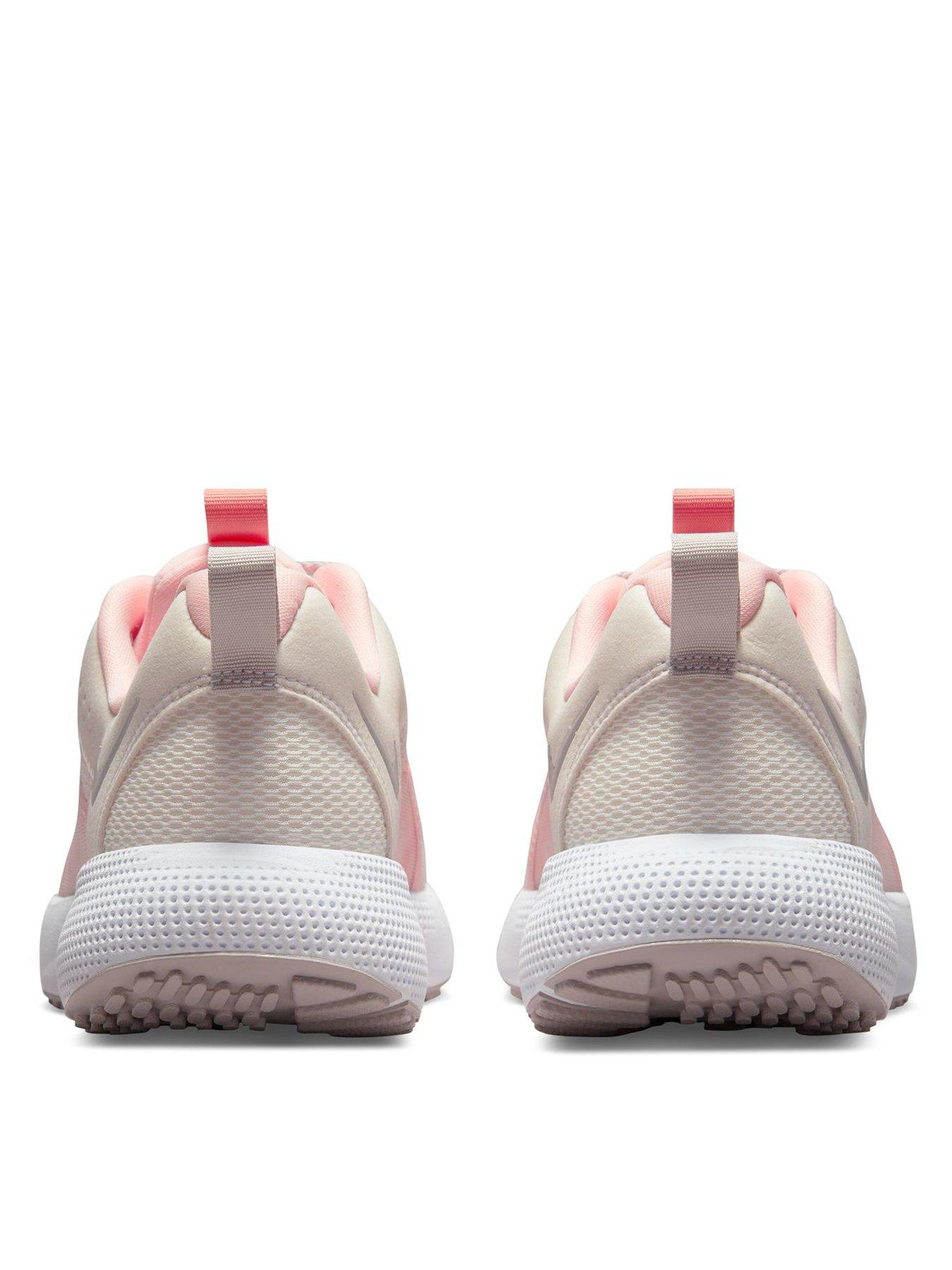 Pink nike 2024 running trainers