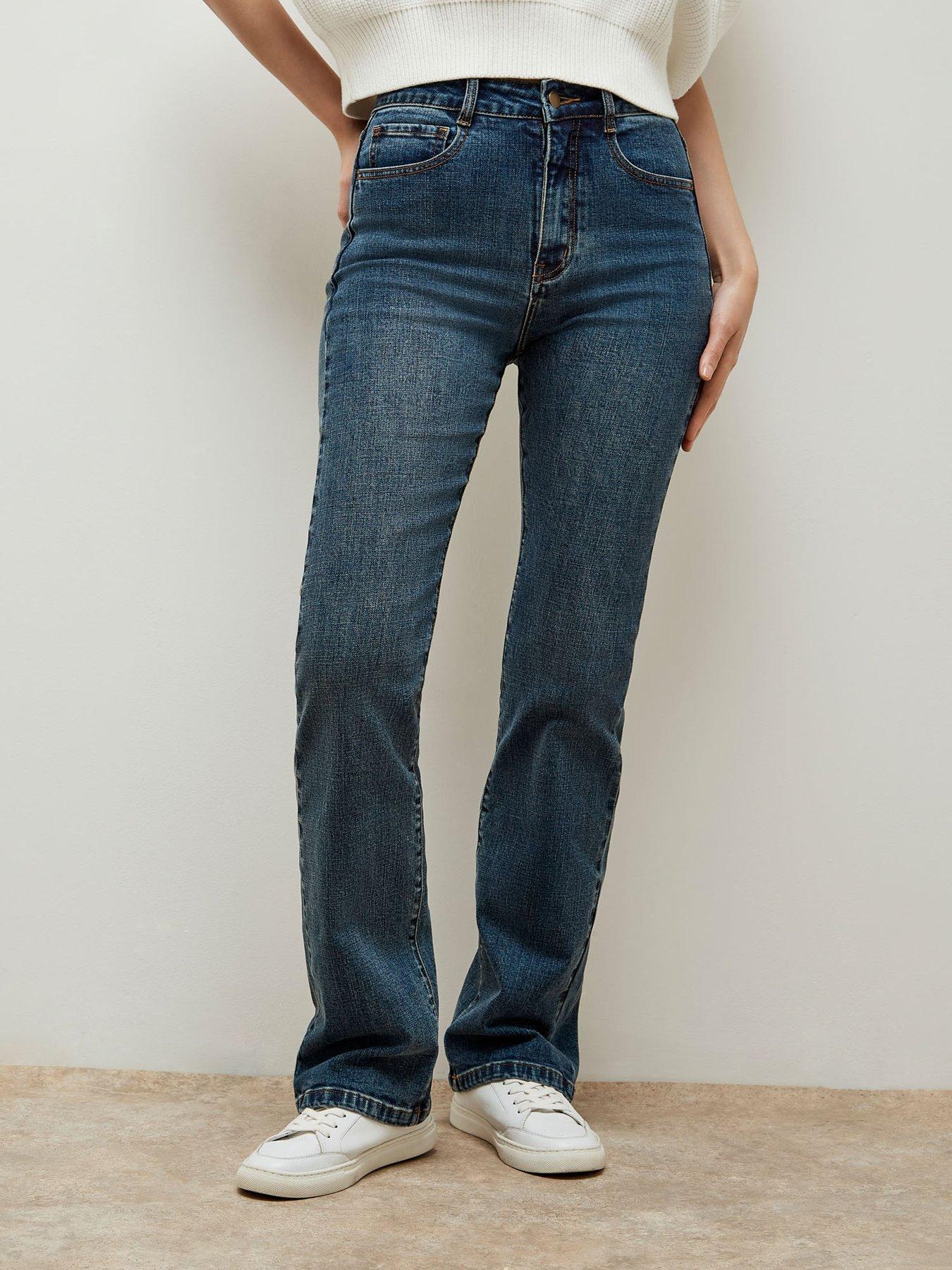 Apricot Bianca Slight Flare Classic Jean very.co.uk