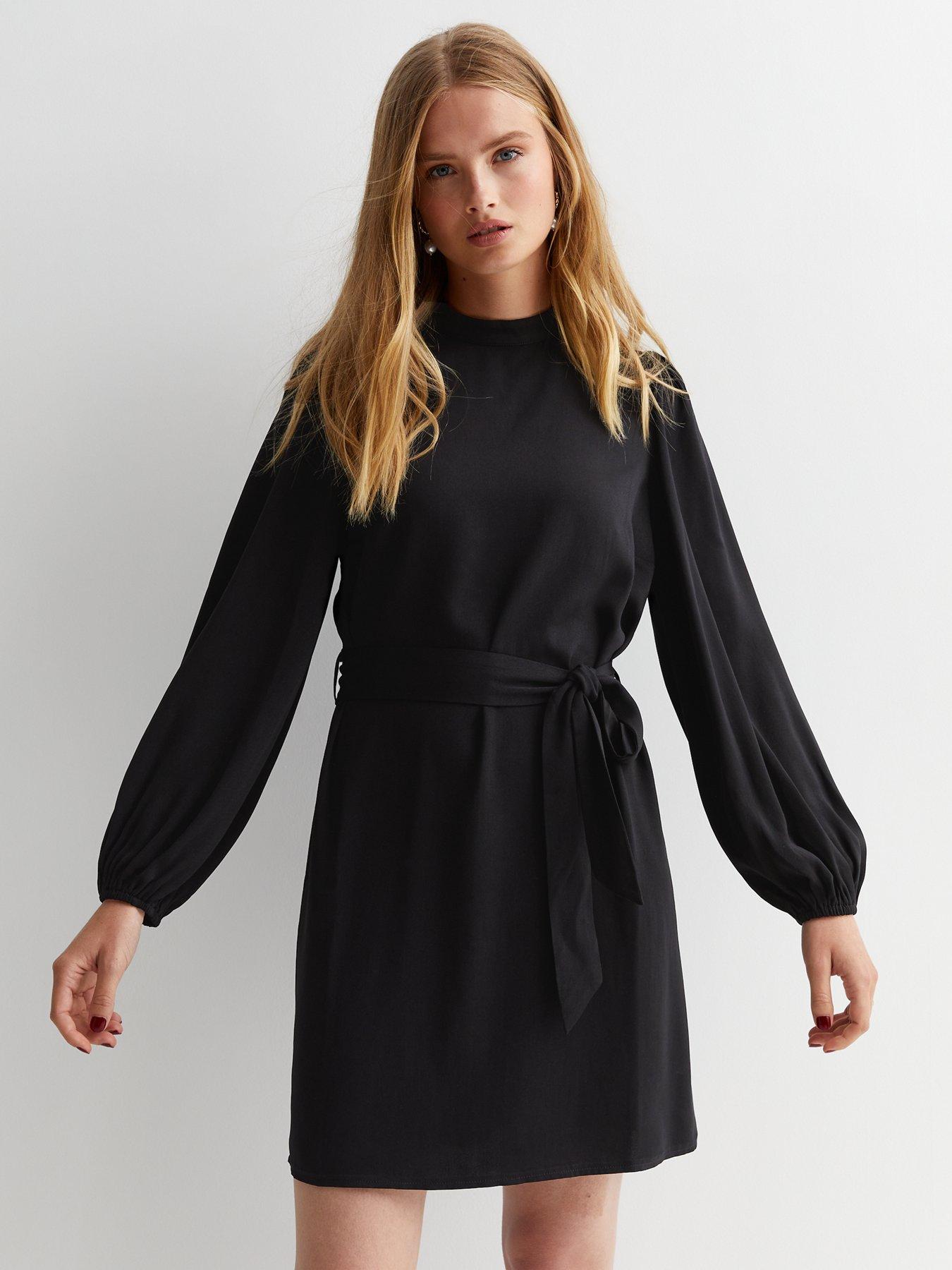 New look hotsell black tunic dress