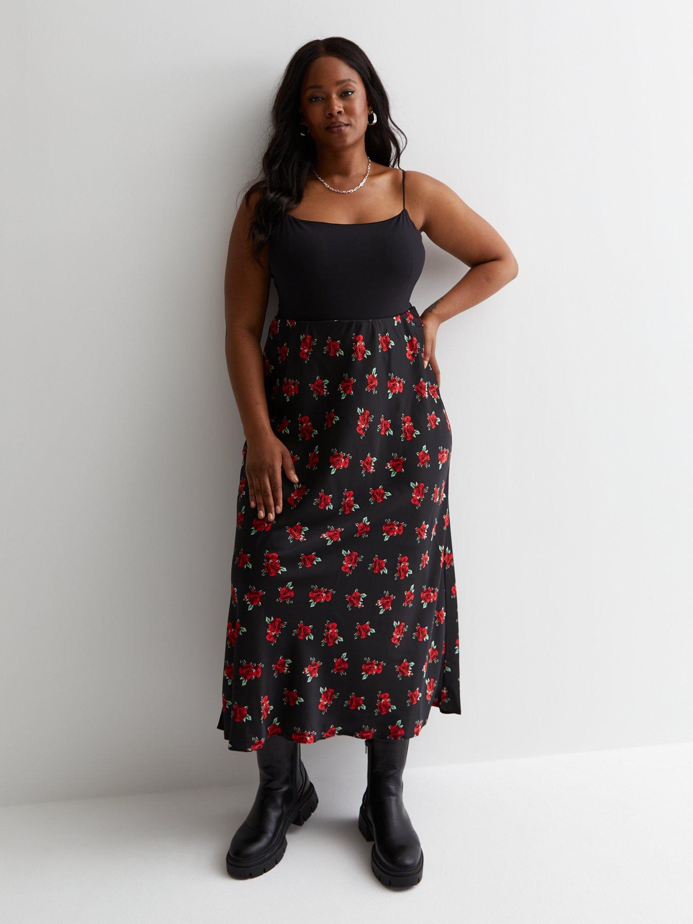 New look clearance polka dot skirt