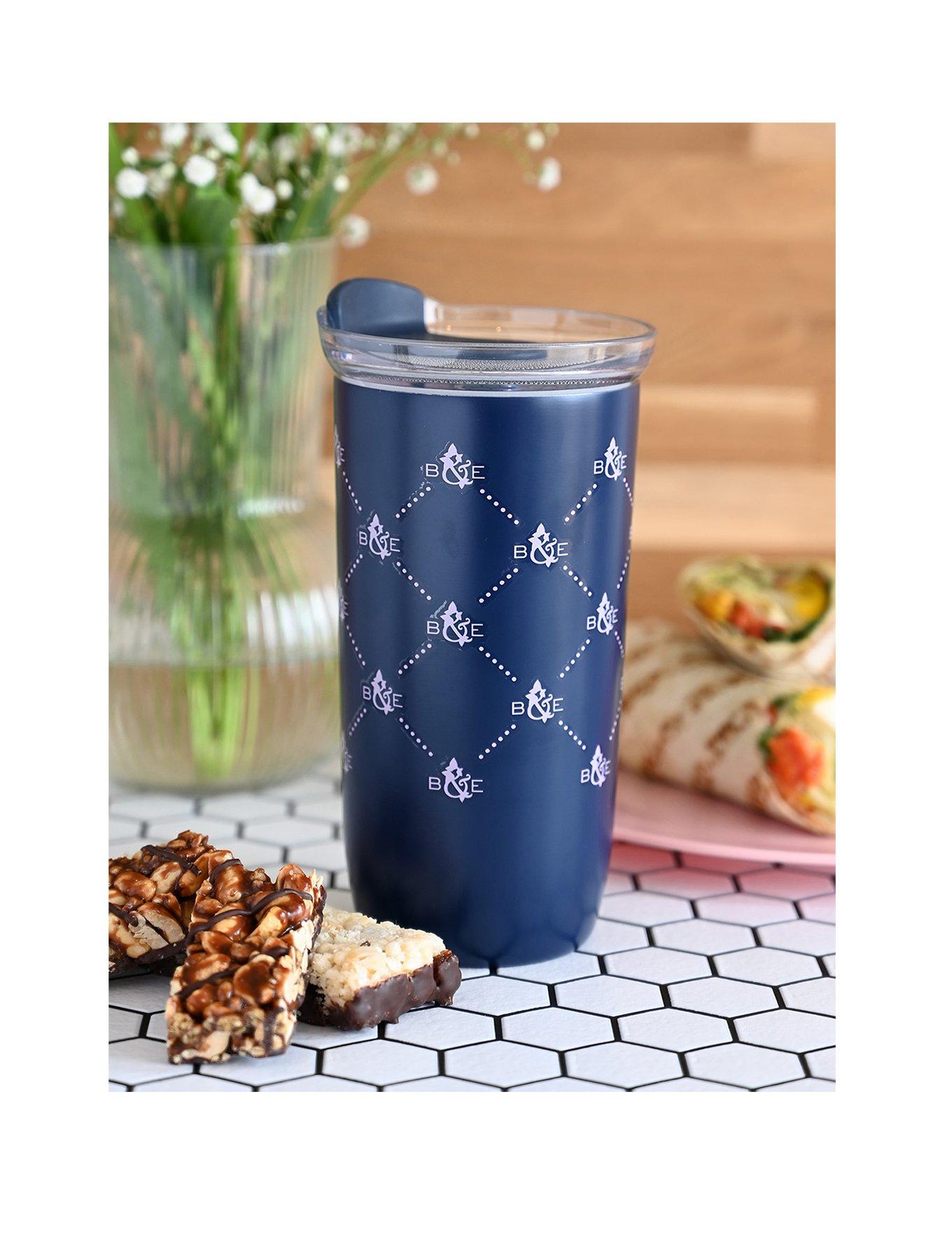 Image 2 of 2 of BEAU & ELLIOT Monogram 'Midnight' Vacuum Insulated Travel Mug 350ml