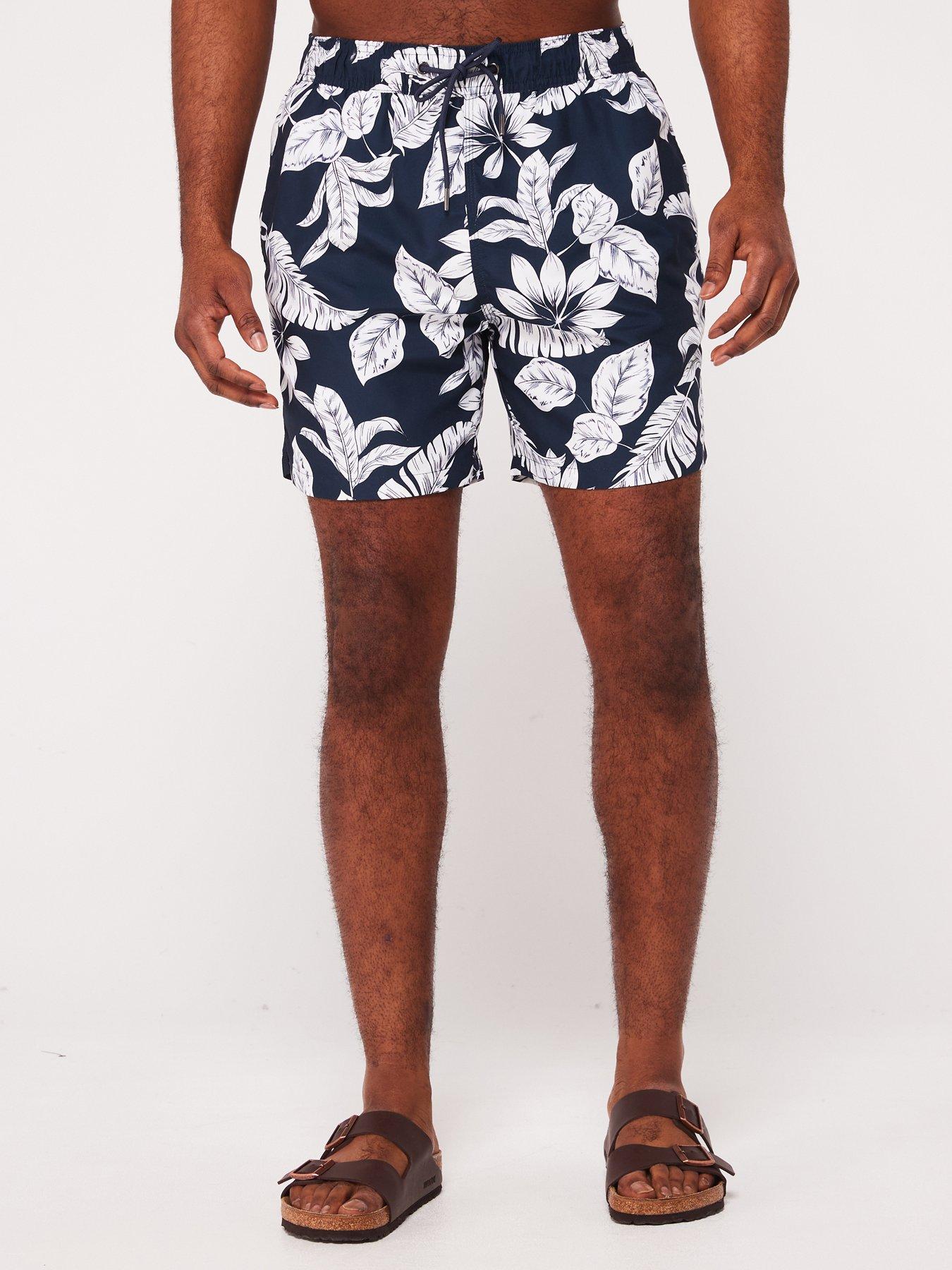 very-man-tropical-leaf-print-swim-short-navy