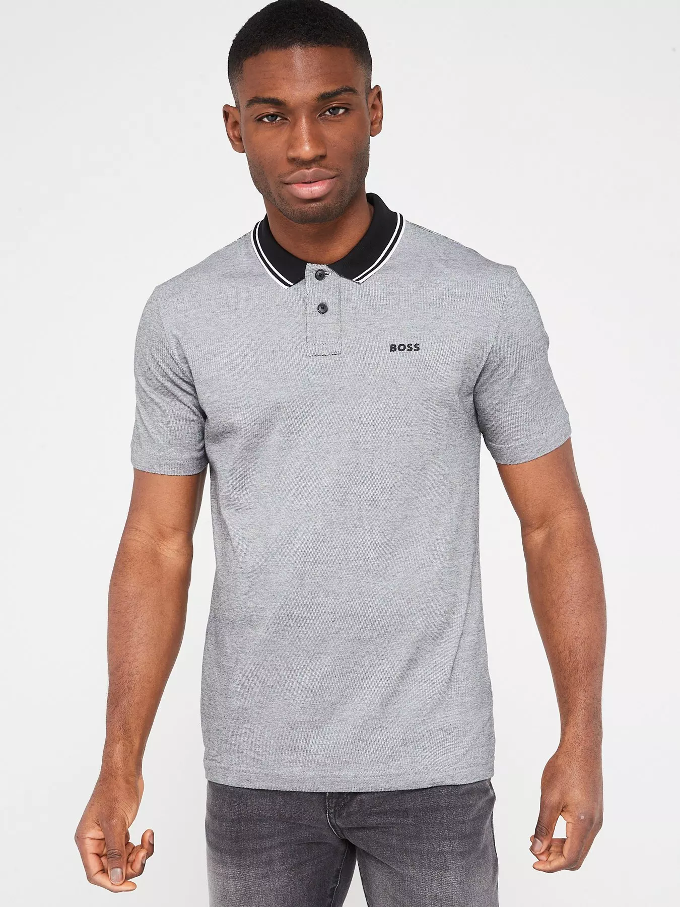 grey hugo boss top