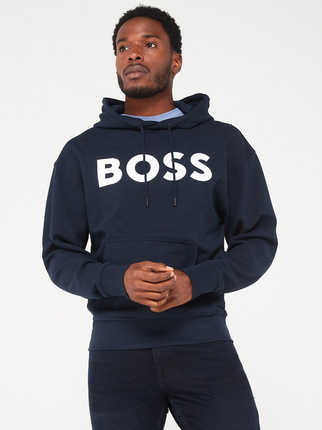 Hugo boss hot sale navy hoodie