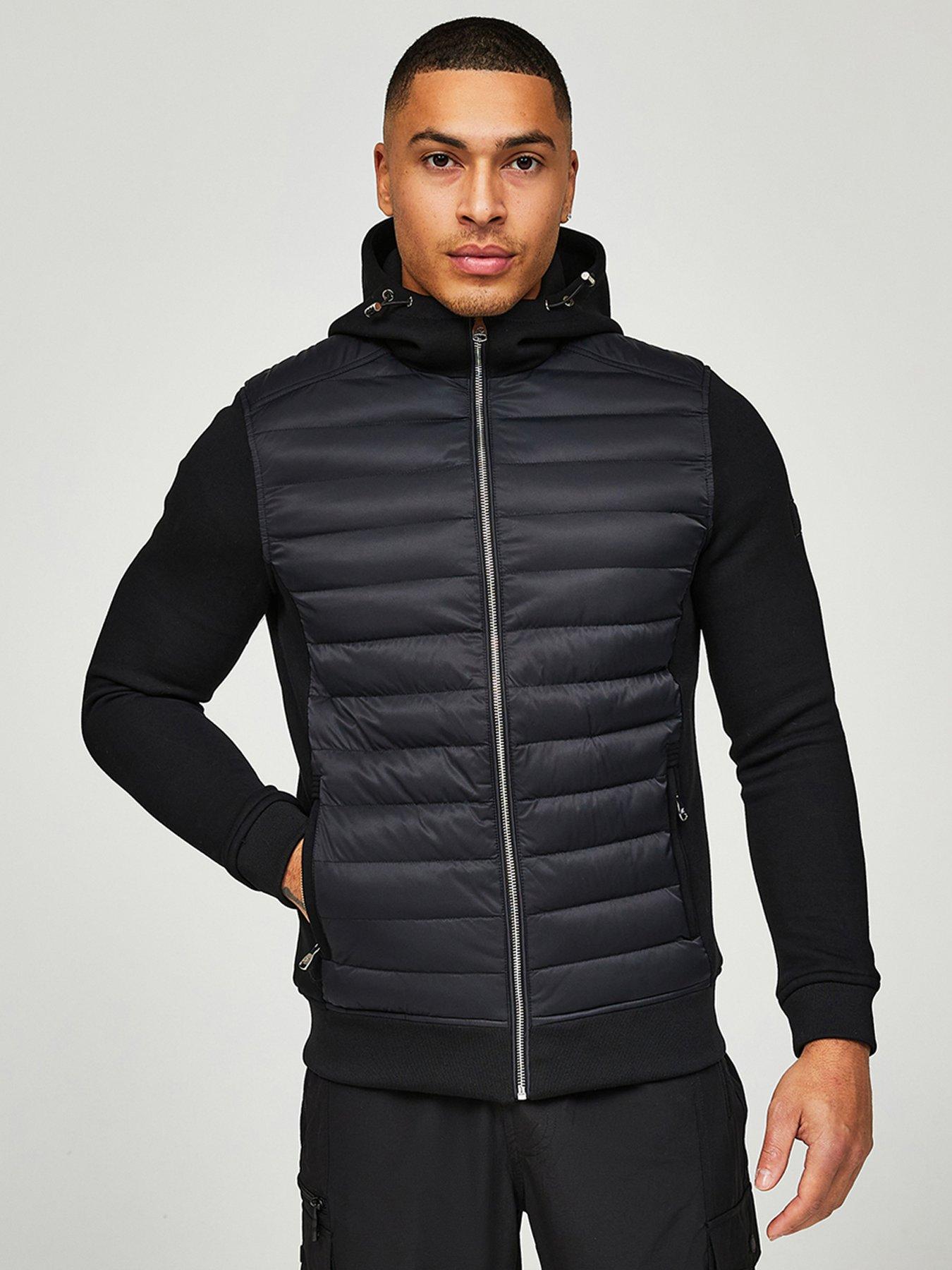 Alessandro Zavetti Petrelli Quilted Hooded Hybrid Zt Jacket - Black ...