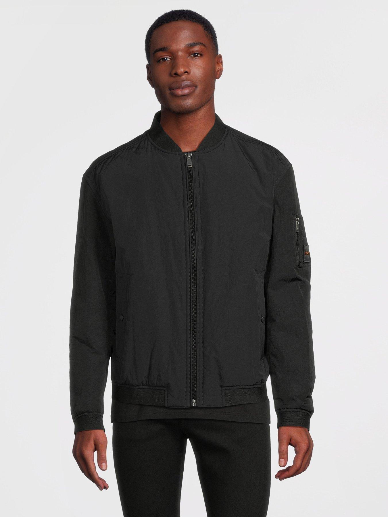 BOSS Obright Relaxed Fit Bomber Jacket | Very.co.uk